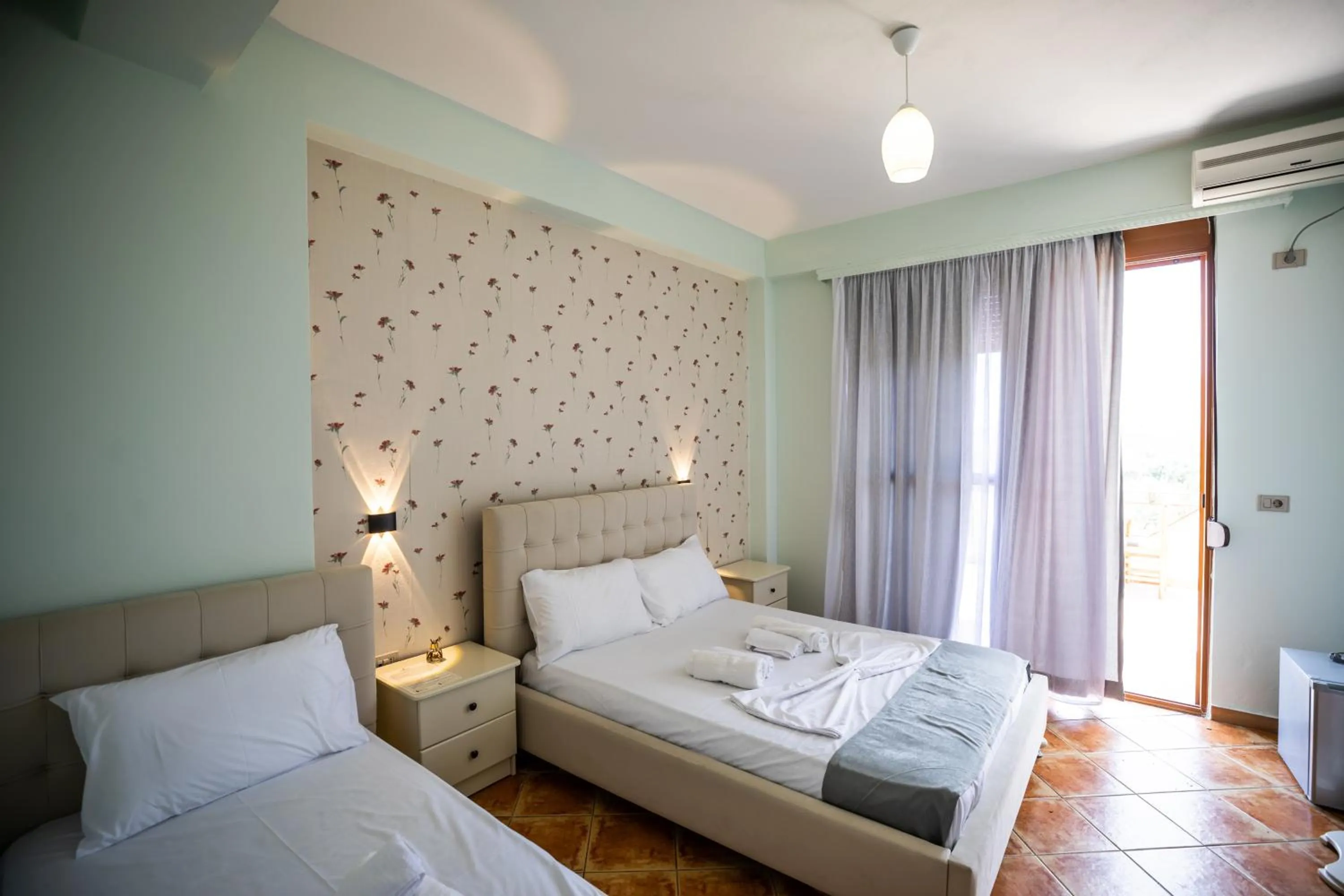 Bedroom, Bed in Hotel Panorama