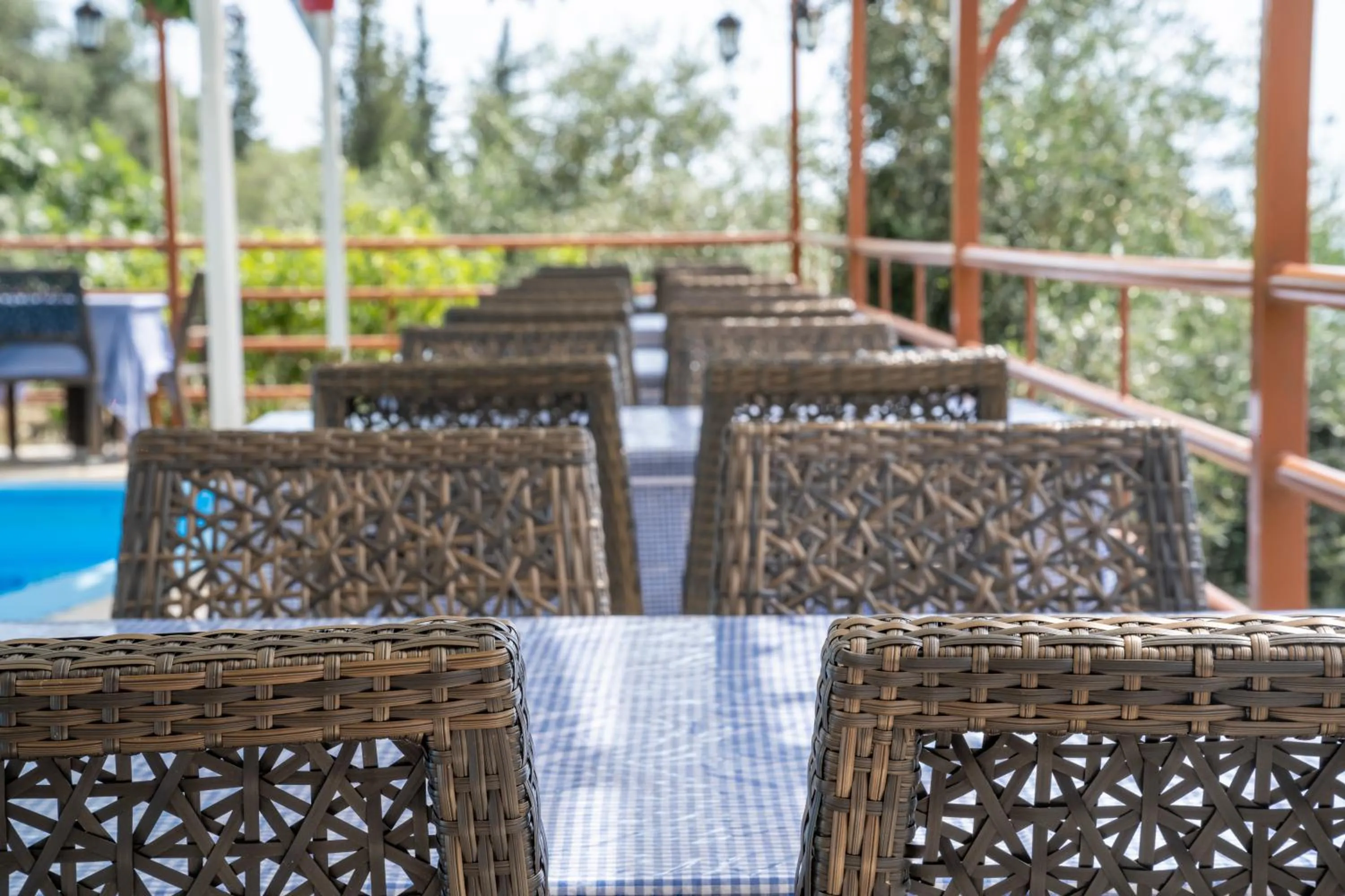 Patio in Hotel Panorama