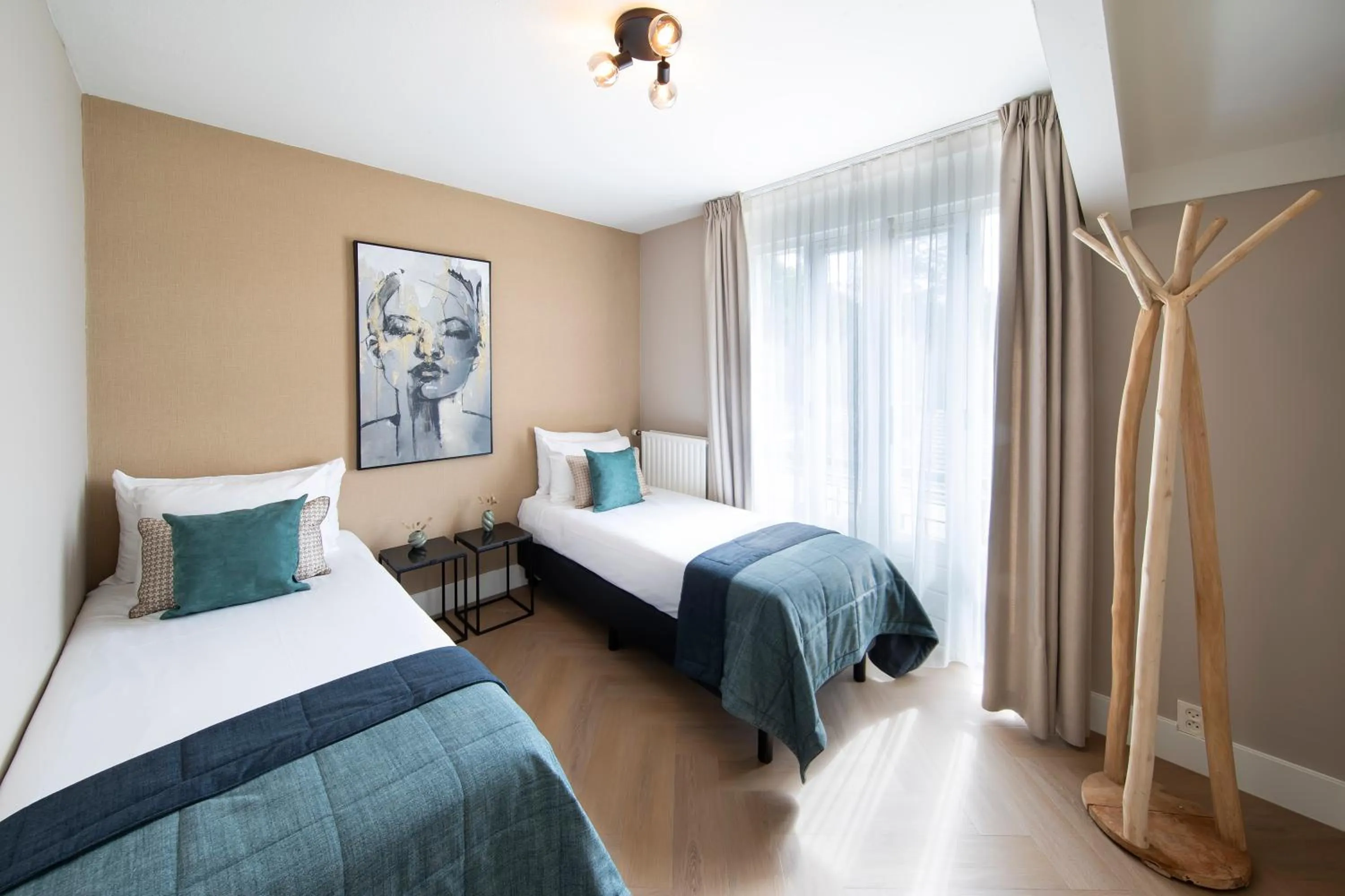 Bed in Bilderberg Résidence Groot Heideborgh