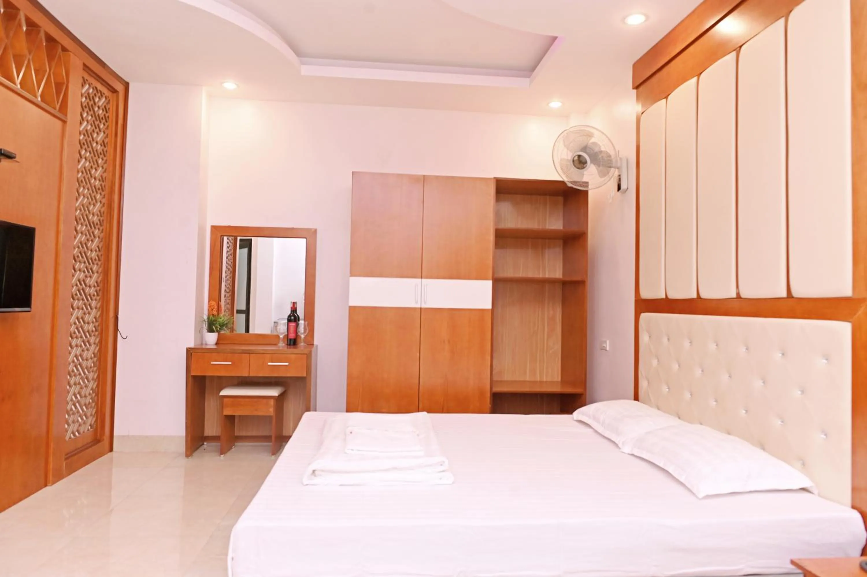 Bed in Khách sạn Hoàng Hà River Town