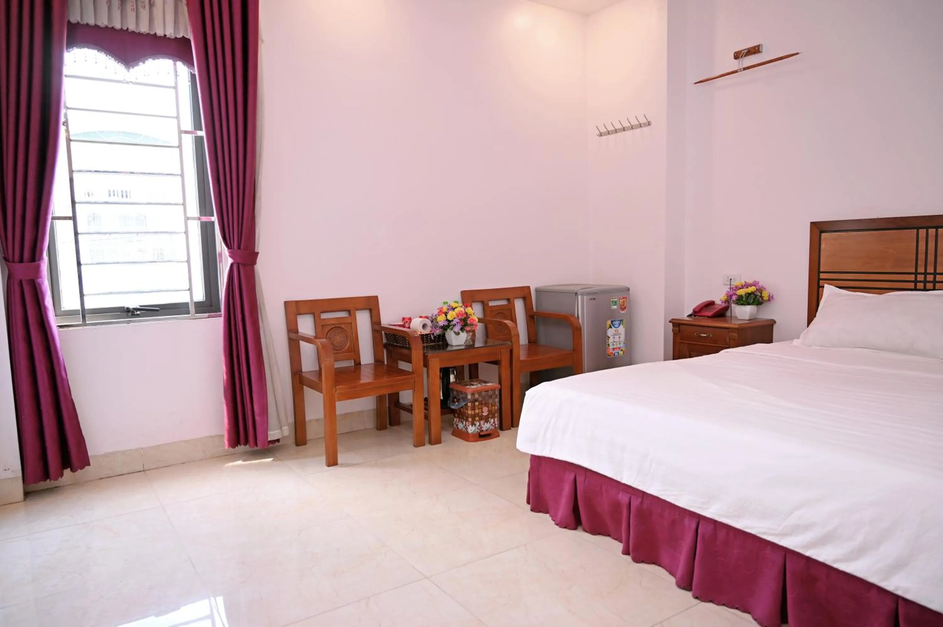 Bed in Khách sạn Hoàng Hà River Town