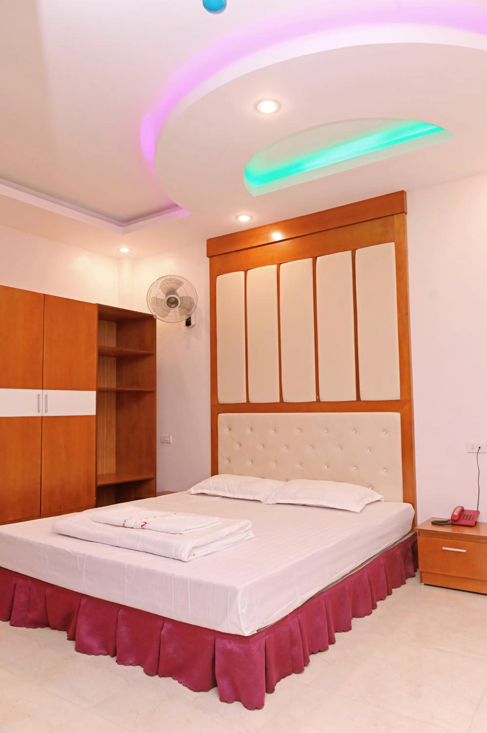 Bed in Khách sạn Hoàng Hà River Town