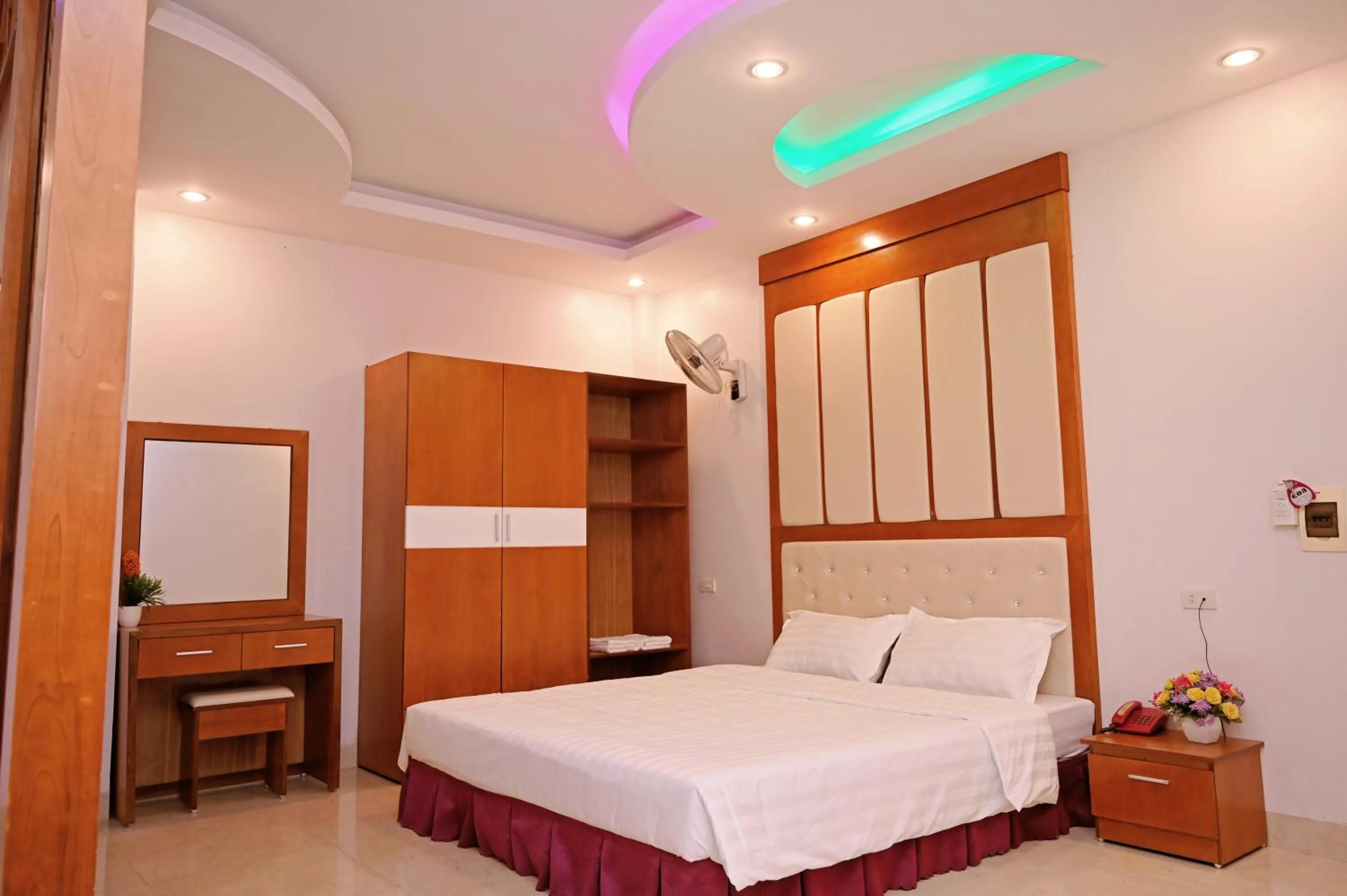 Bed in Khách sạn Hoàng Hà River Town