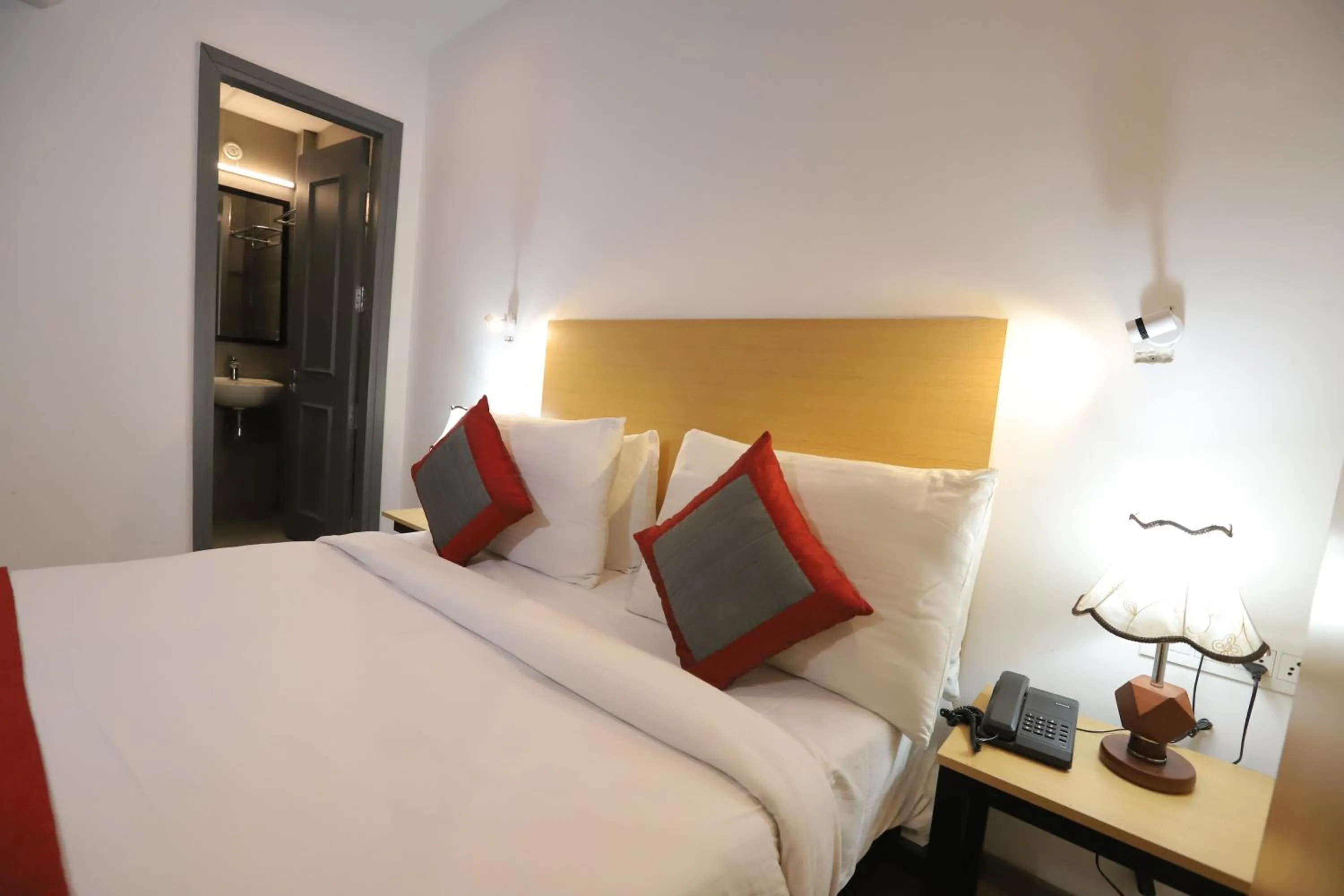 Bed in Qotel Comfort IP Residency East Delhi Preet Vihar