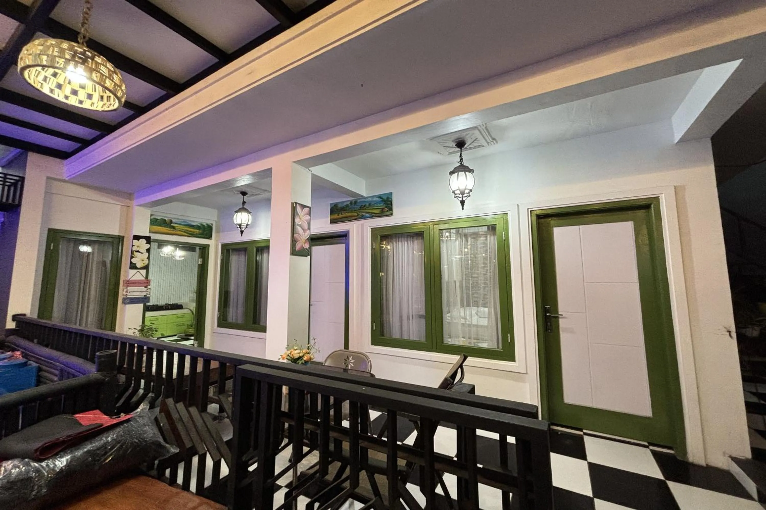 Seating area in Garden Lounge Villa