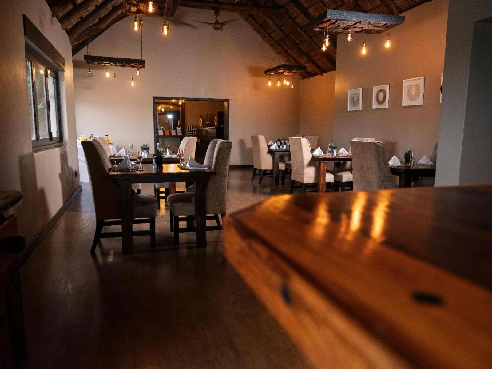 Restaurant/places to eat in Shekinah Lion & Game Lodge