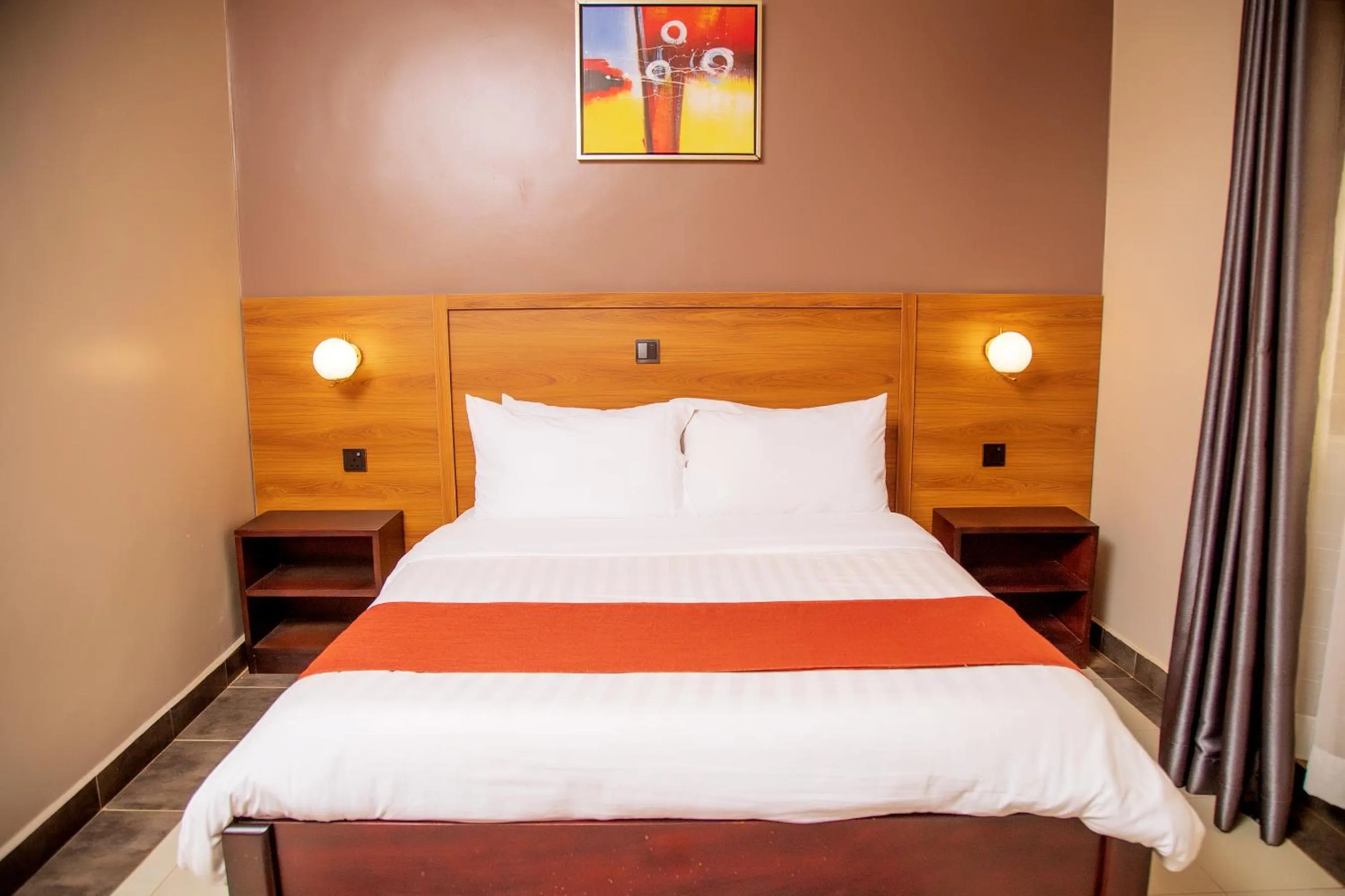 Bed in Blue Berries Hotel