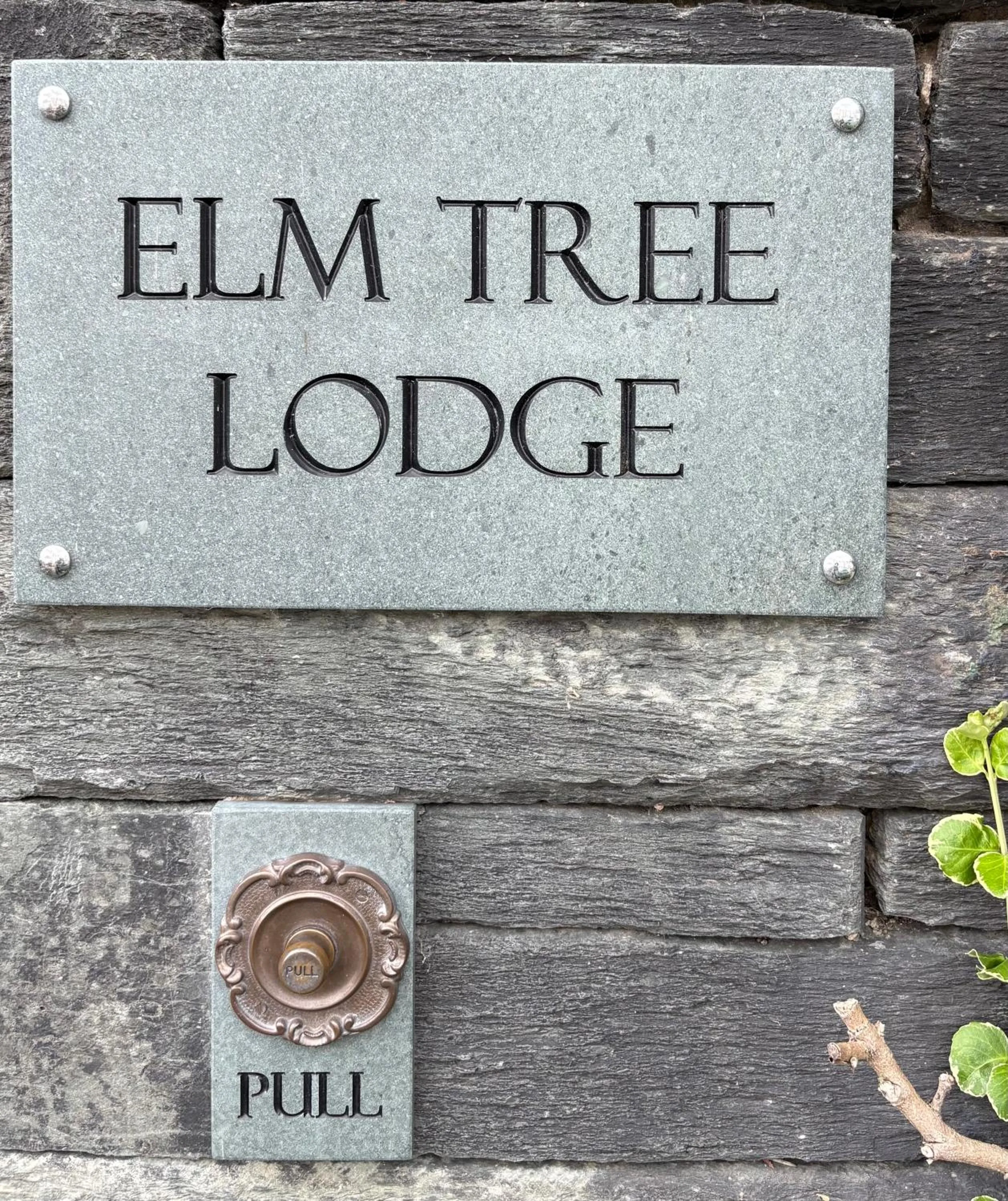 Property logo or sign in Elm Tree Lodge
