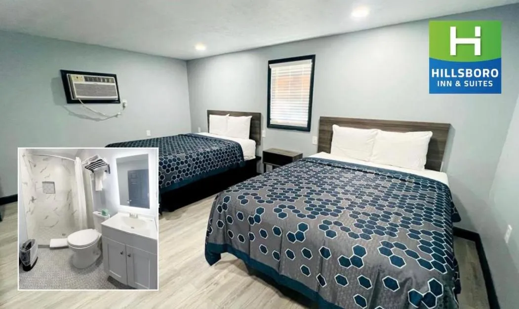 Bed in Hillsboro Inn & Suites