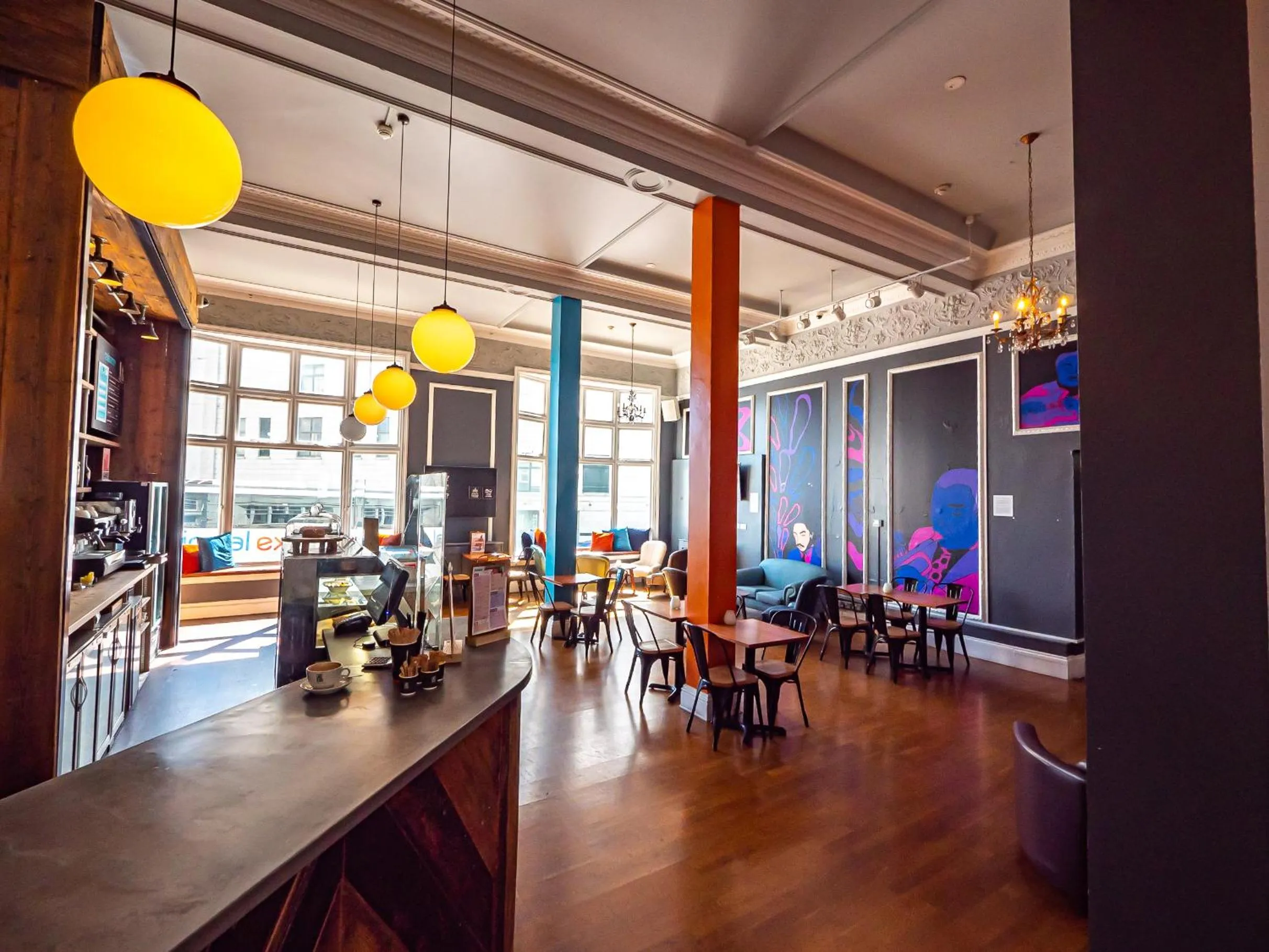 Communal lounge/ TV room in a&o Brighton Beach