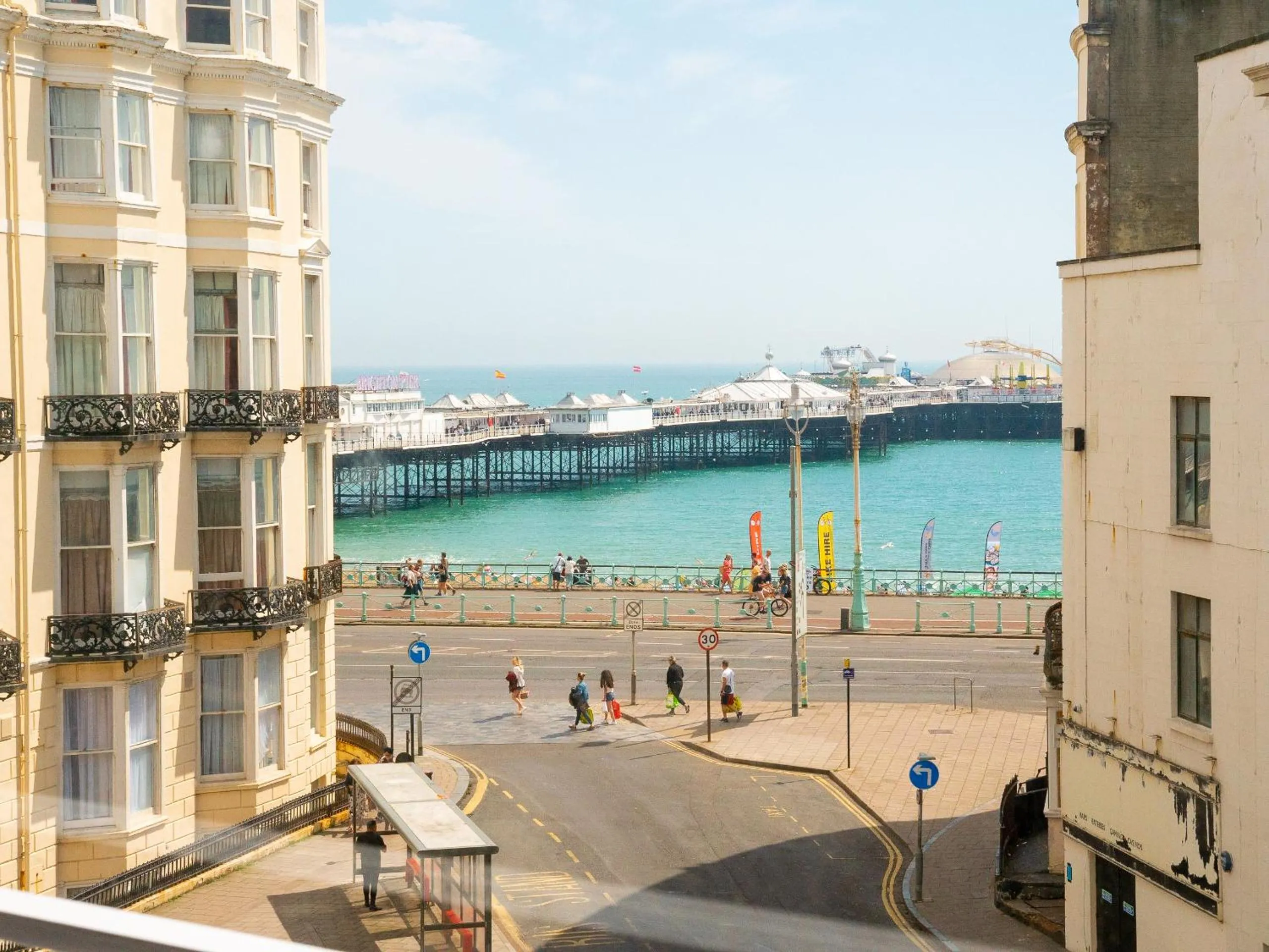 Sea view in a&o Brighton Beach