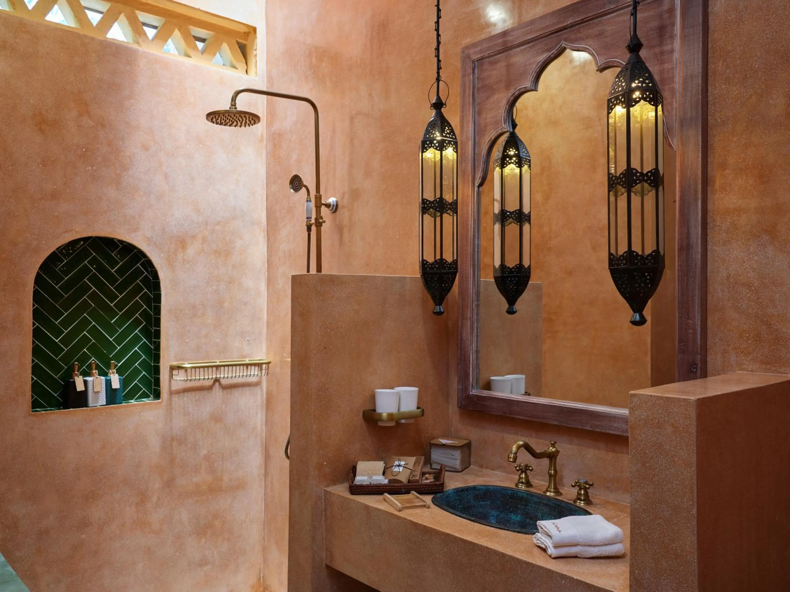 Bathroom in Lina Boutique Villas and Spa
