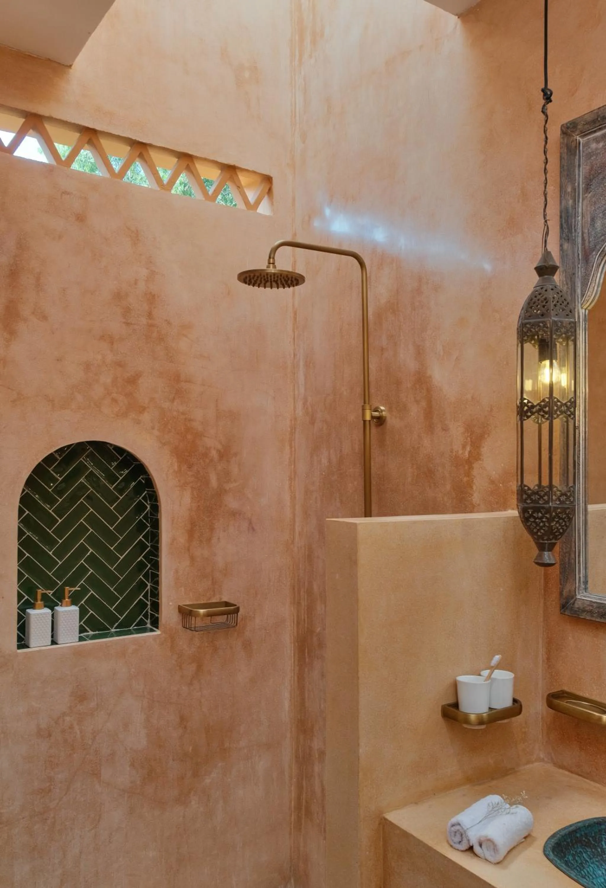 Shower in Lina Boutique Villas and Spa