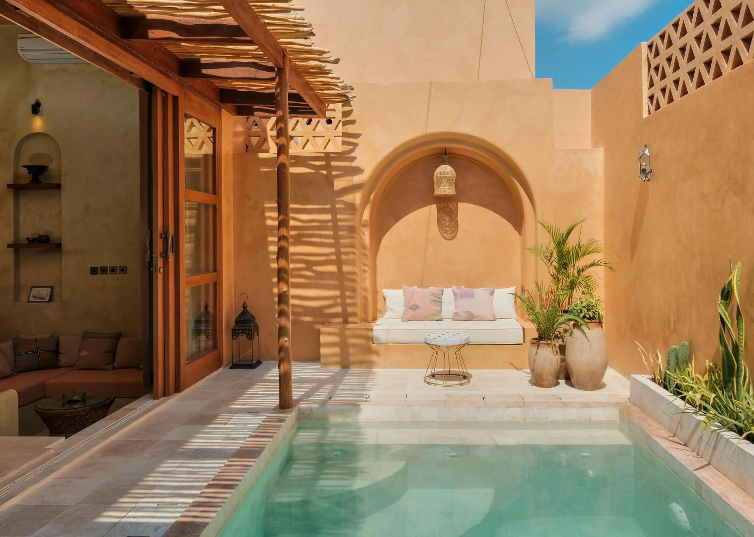 Pool view in Lina Boutique Villas and Spa