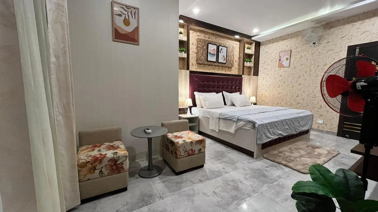 Bed in 7 Sisters Homestay