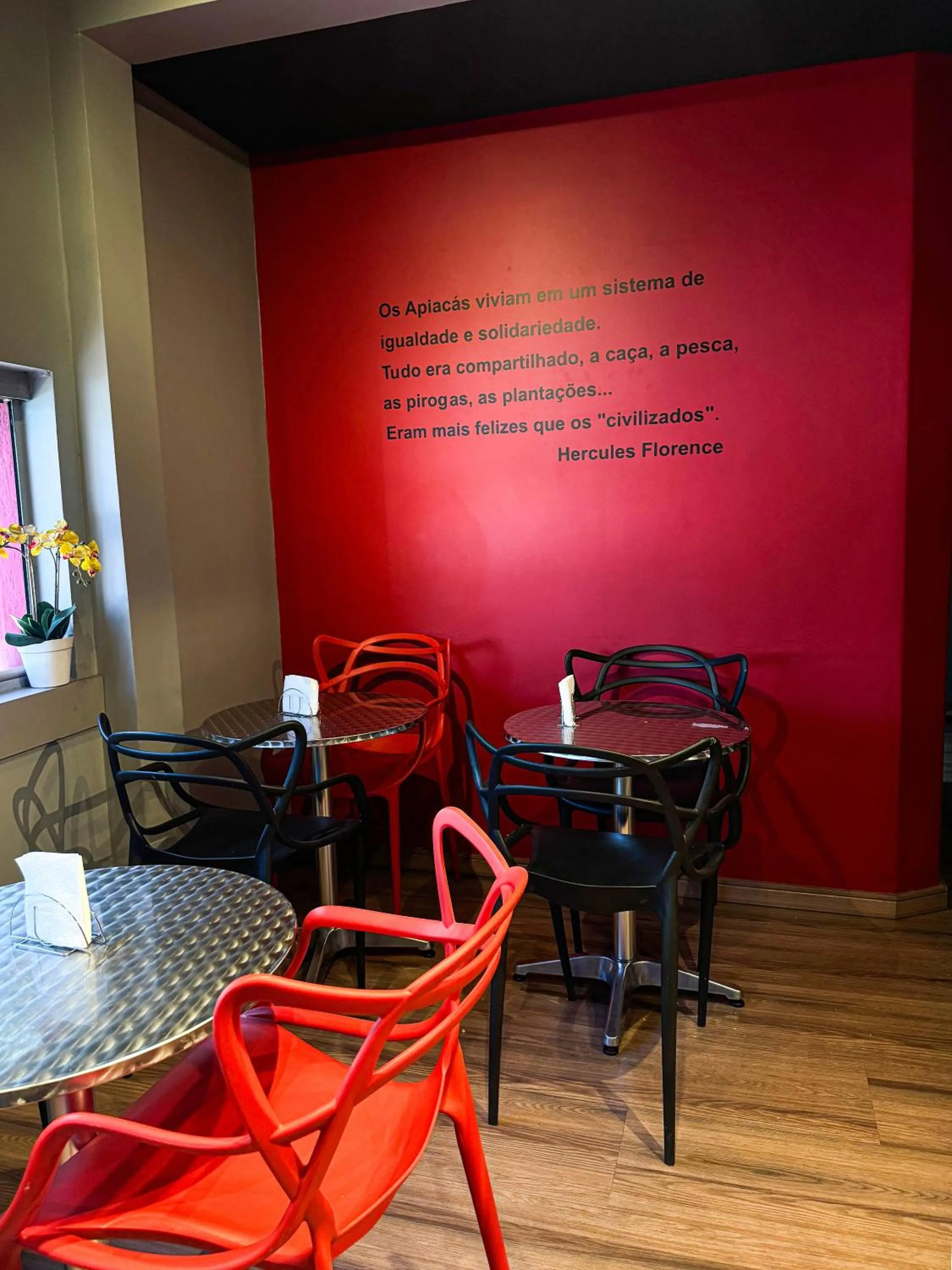 Dining area in Hotel Apiacas
