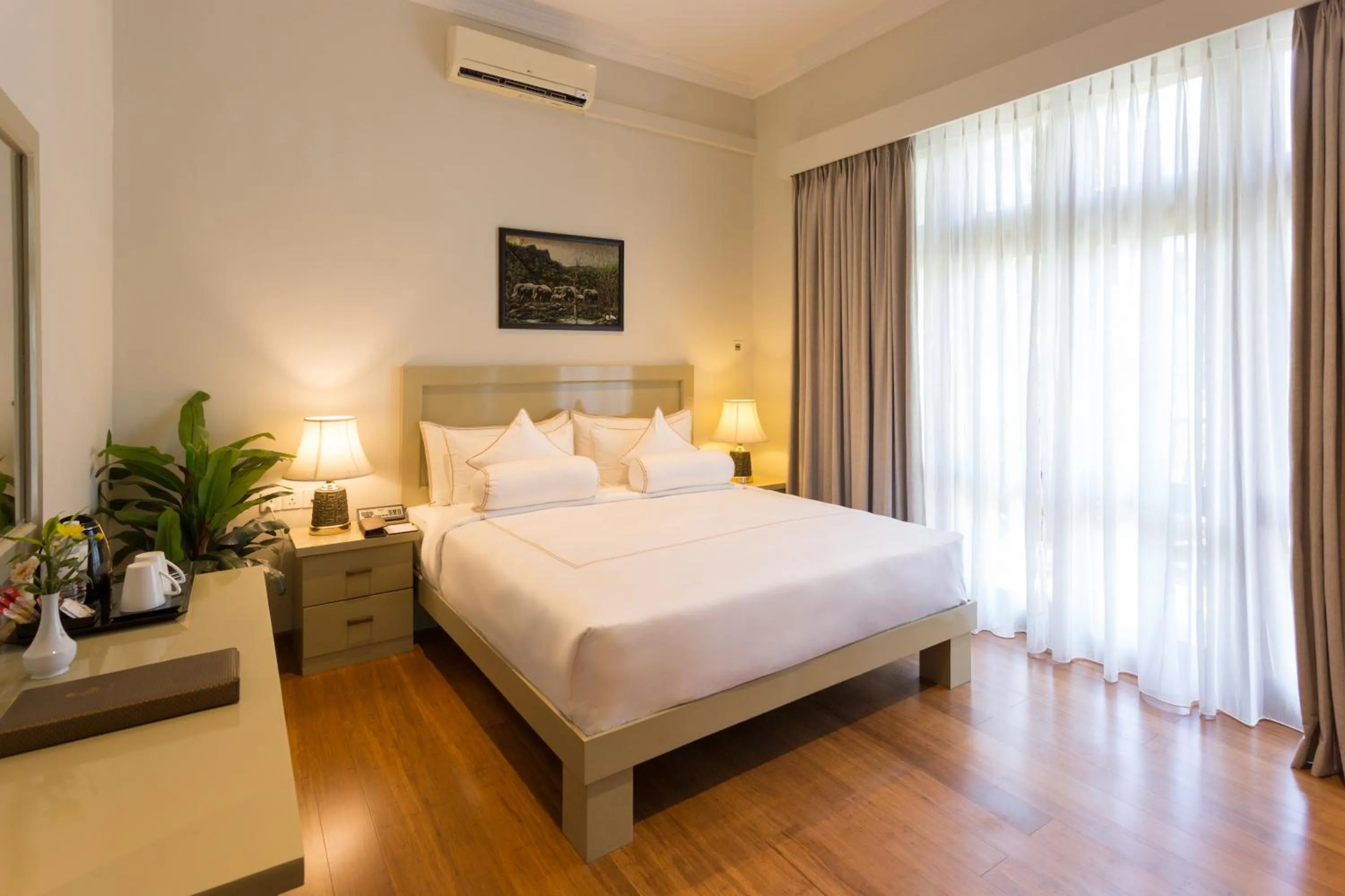 Bed in Serene Villa 38