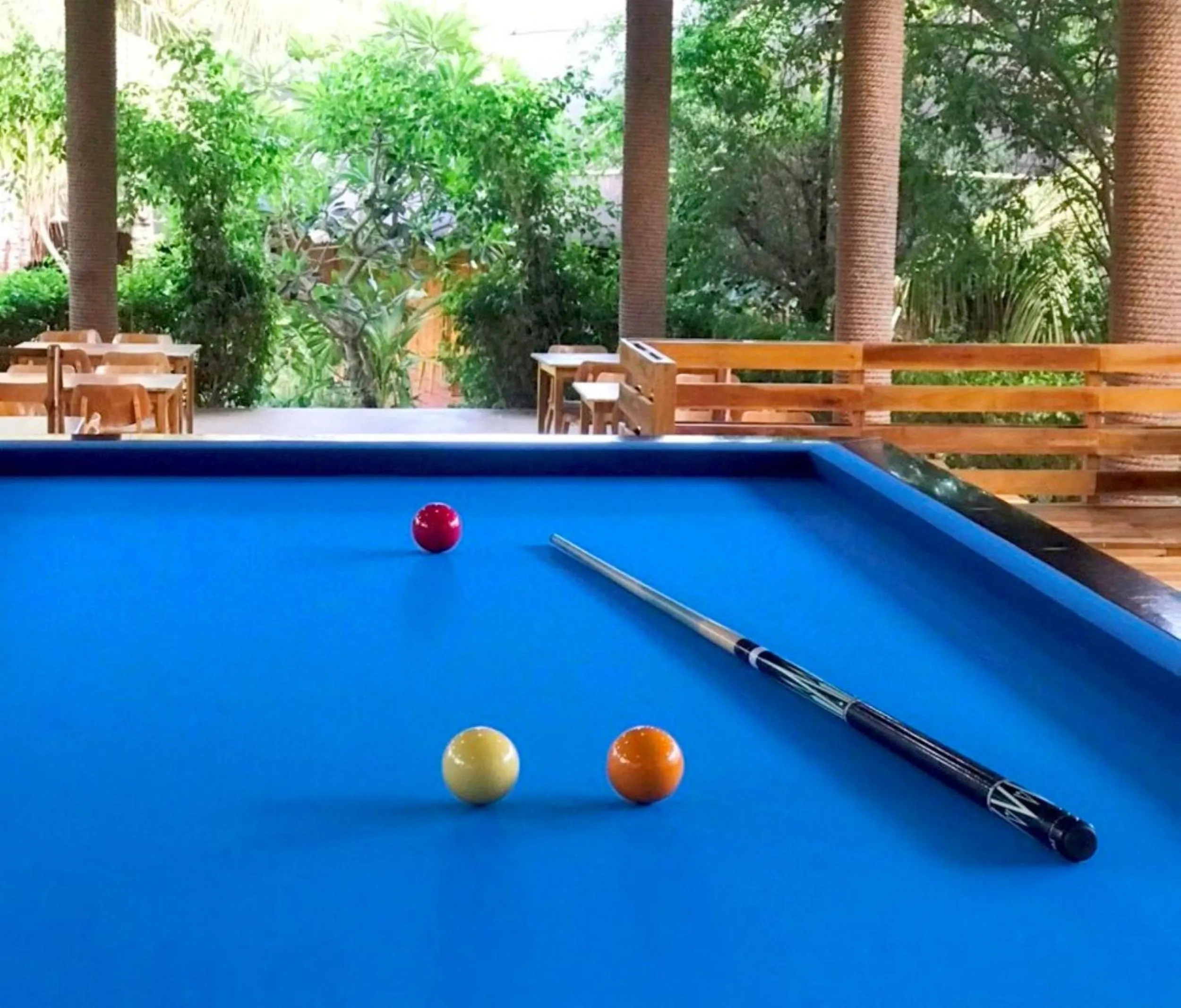 Billiard in Me bungalow beach resort