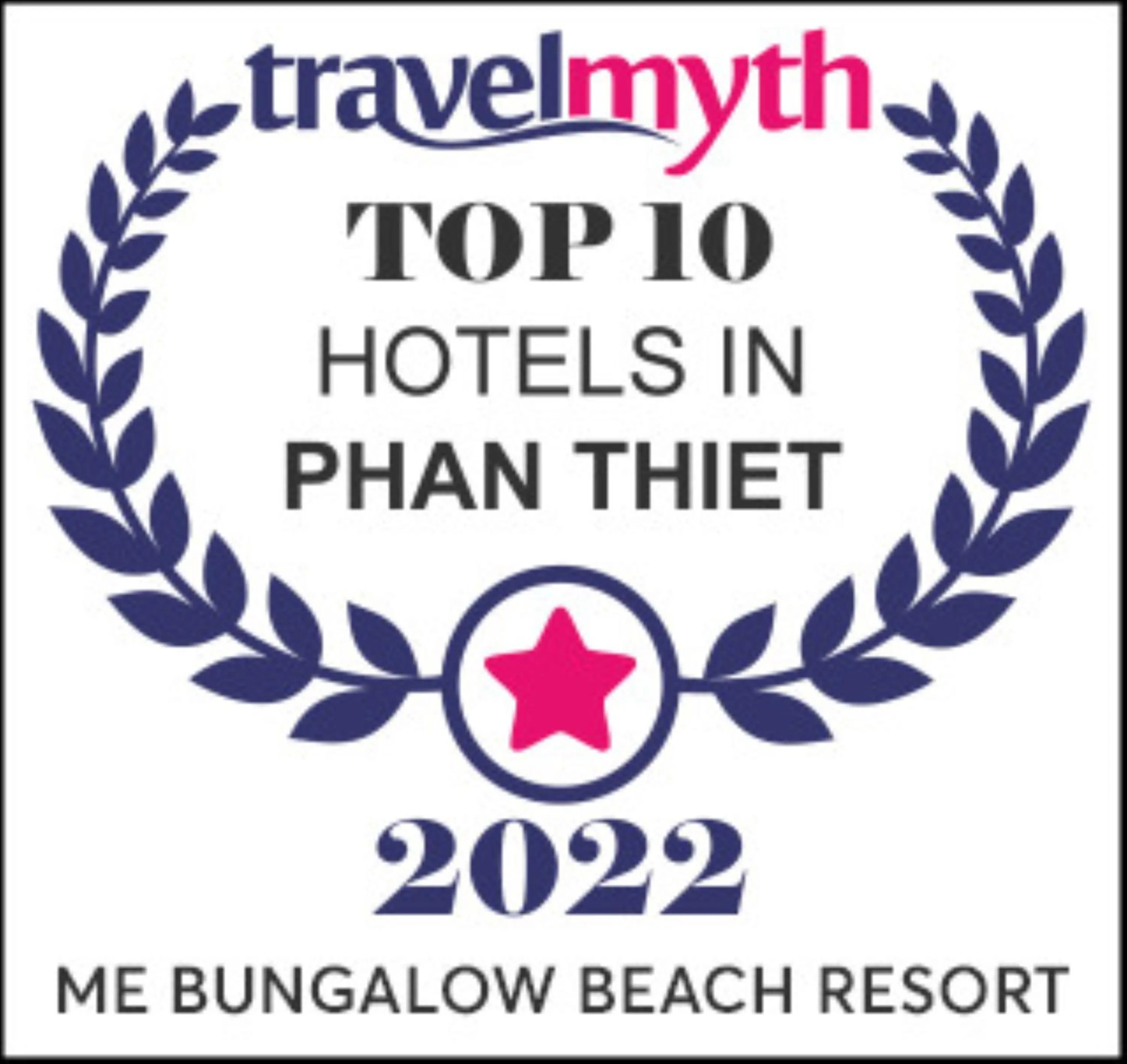 Certificate/Award in Me bungalow beach resort