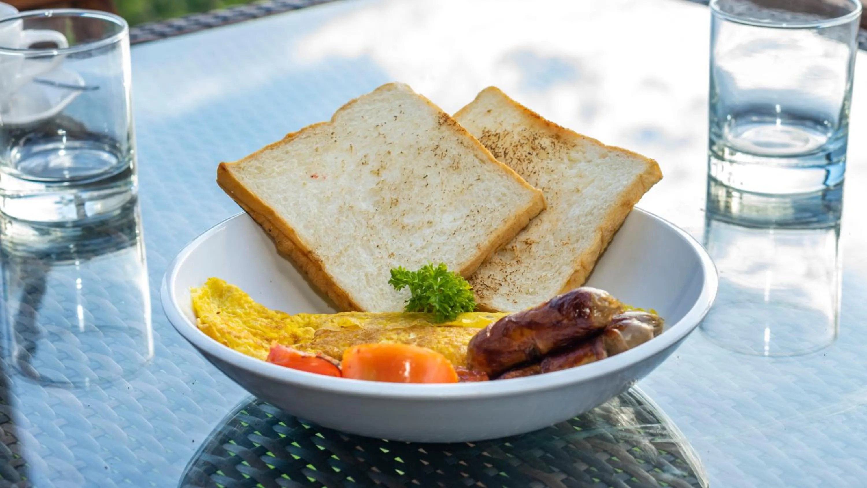 Breakfast in Anja Villas Ubud