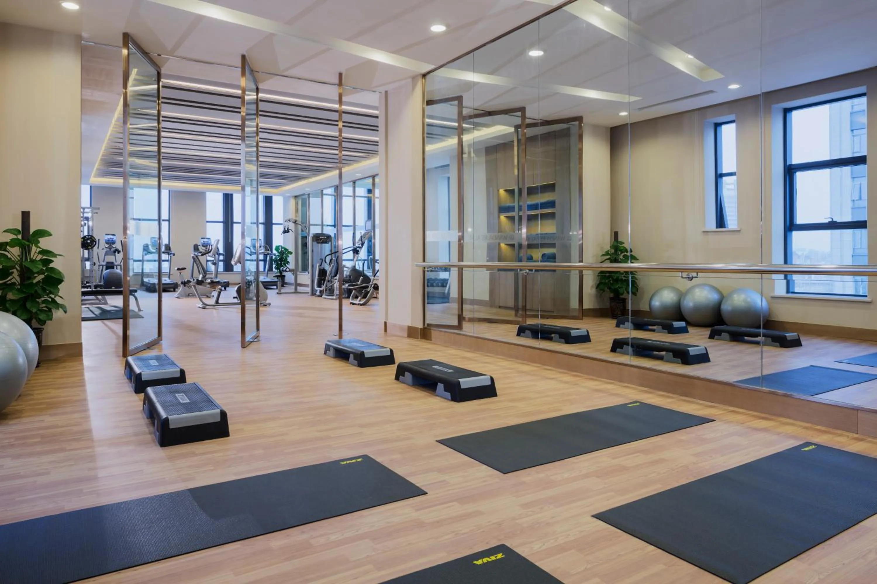 Fitness centre/facilities in Wanda Realm Yinchuan