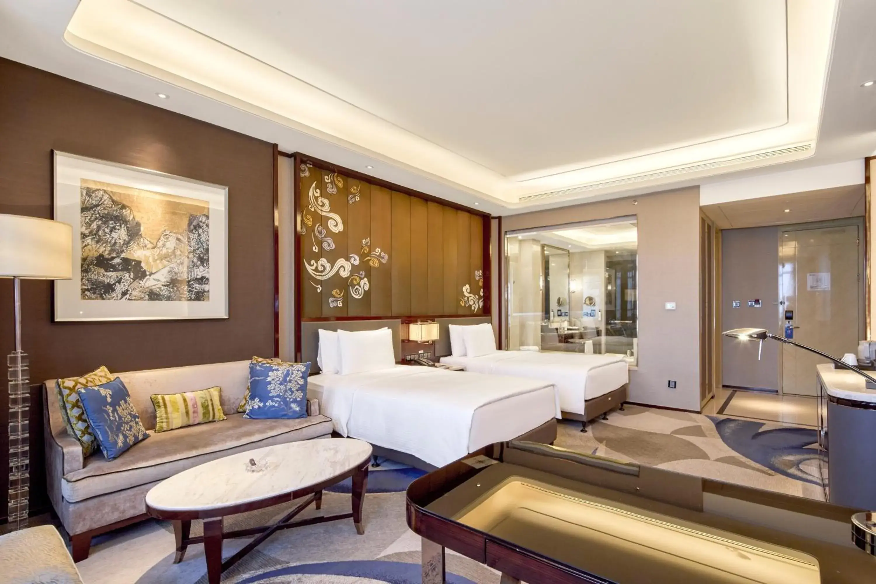 Superior Twin Room in Wanda Realm Yinchuan Superior Twin Room in Wanda Realm Yinchuan