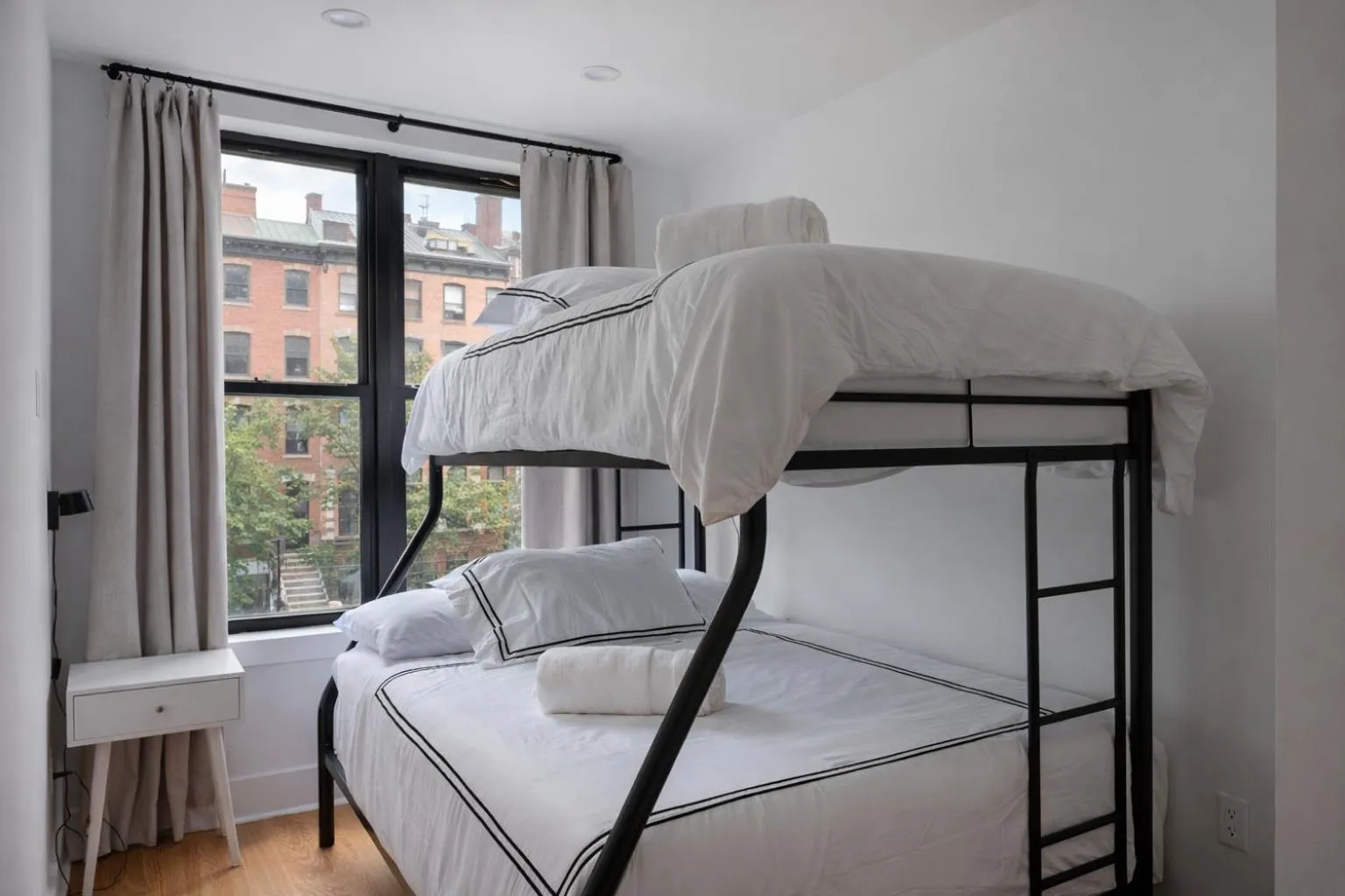 Bed in Three Bedroom Brooklynite Condo-Hotel Suite!