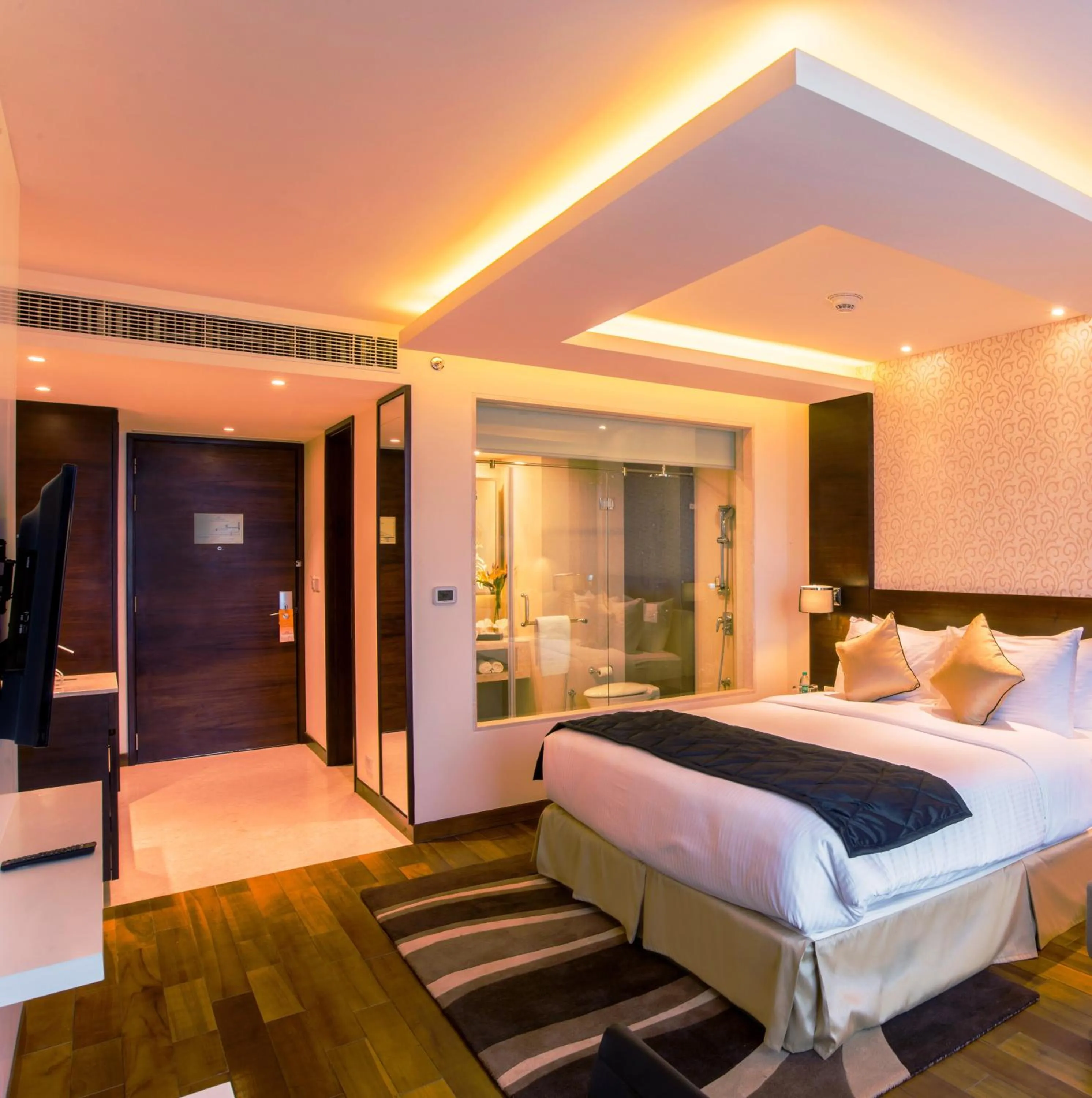 Bedroom, Bed in Howard Johnson By Wyndham, Hebbal, Bengaluru