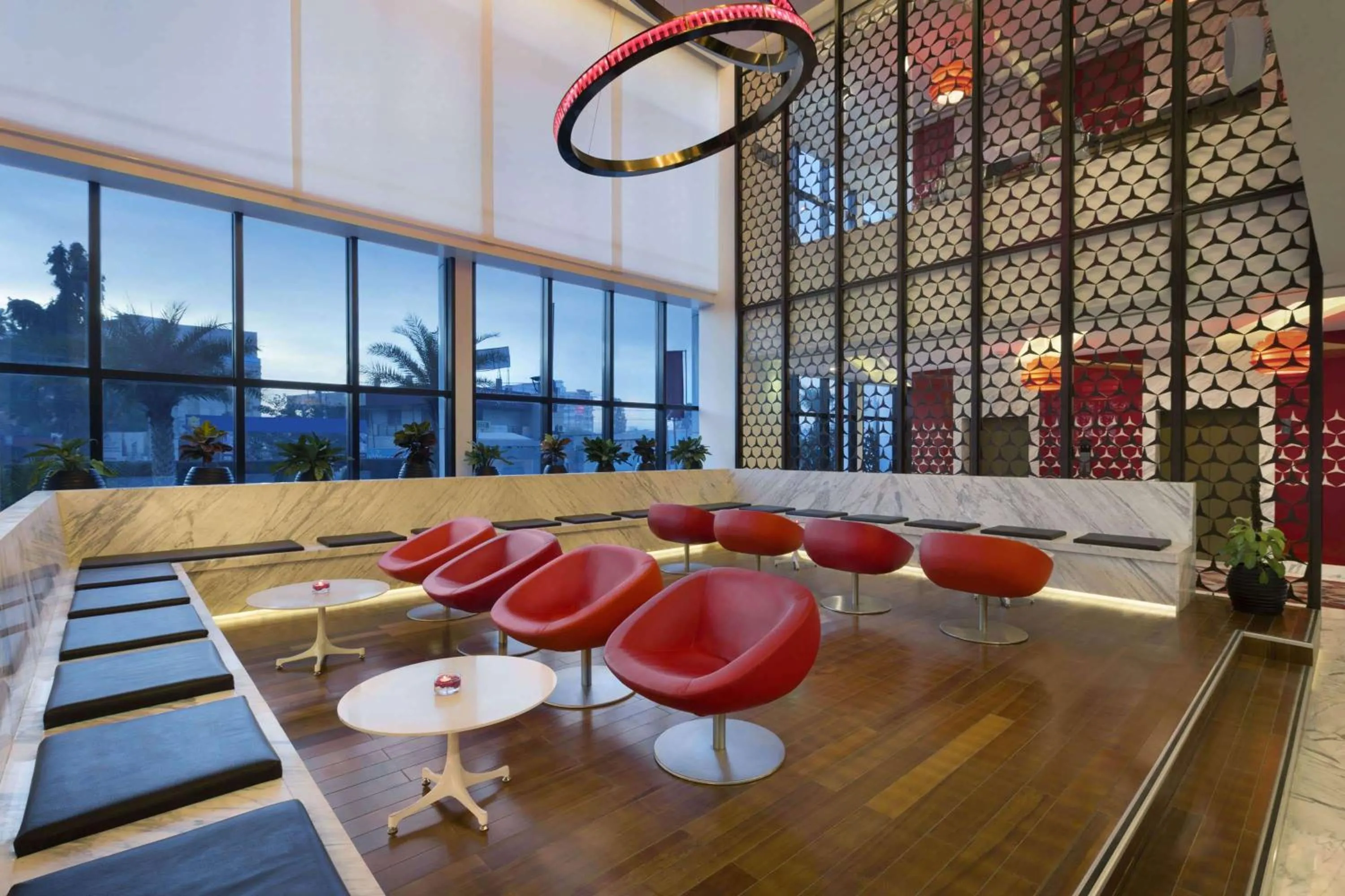 Lobby or reception in Howard Johnson By Wyndham, Hebbal, Bengaluru