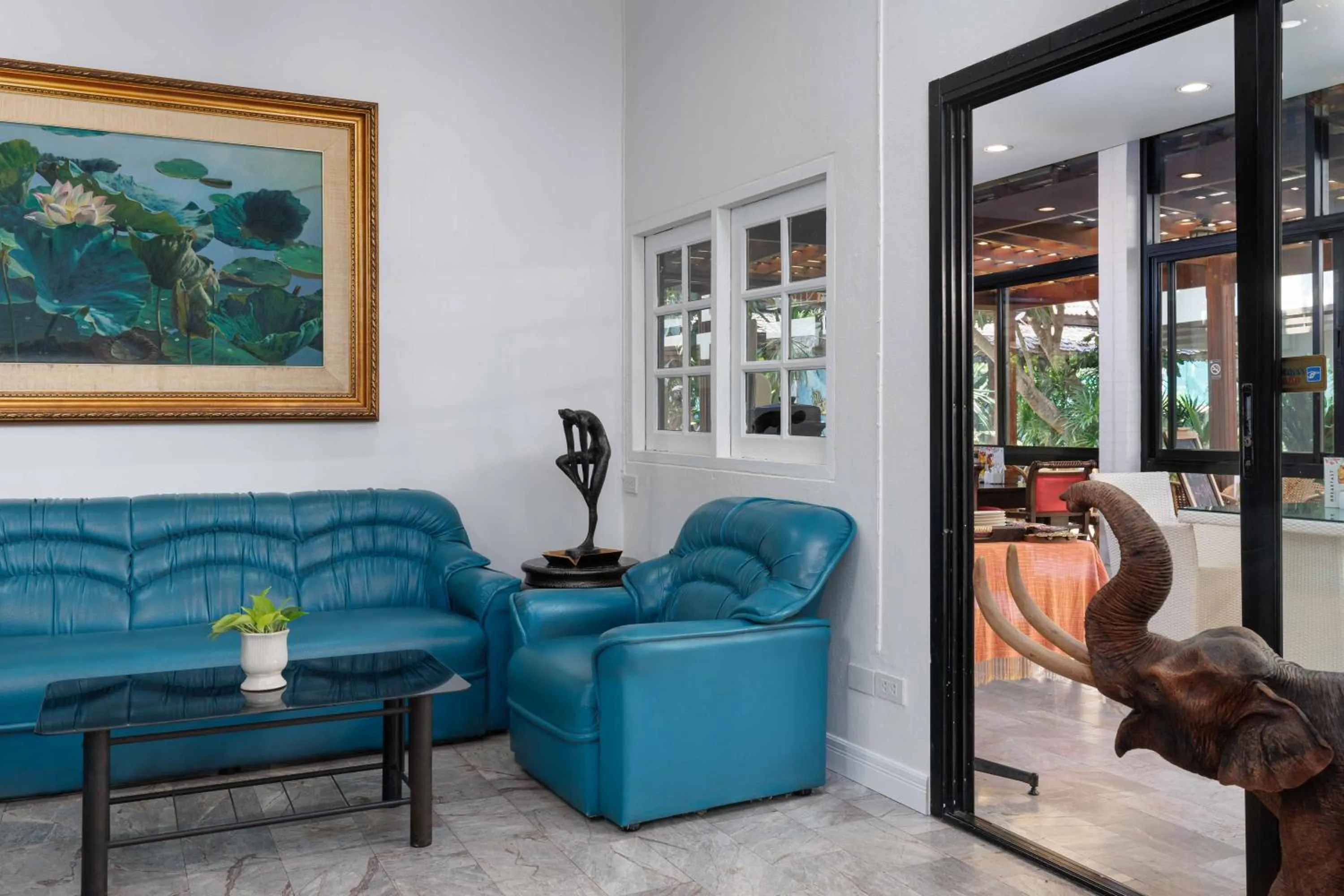 Decorative detail in Charlie House Pin Klao