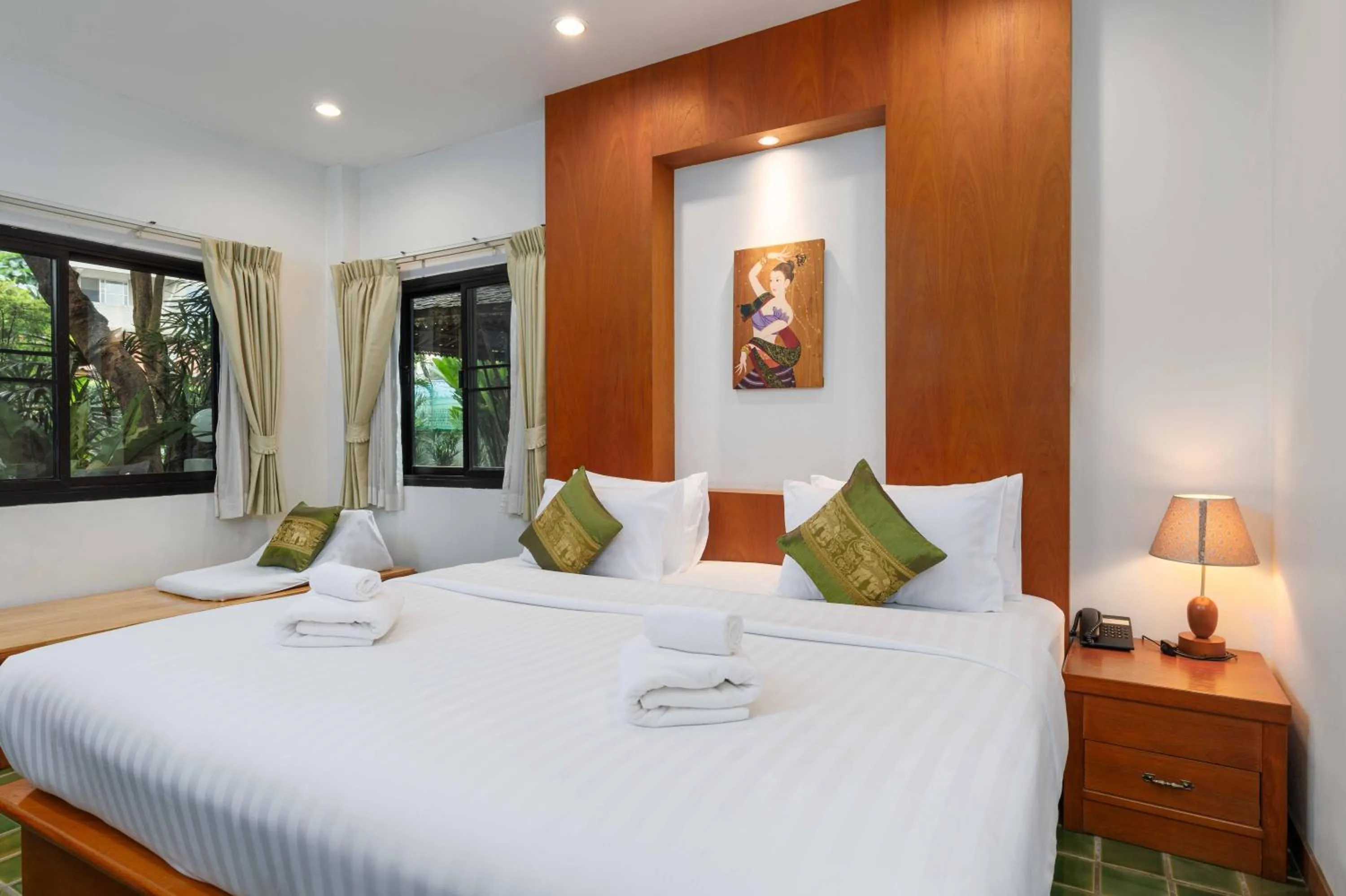 Bedroom, Bed in Charlie House Pin Klao