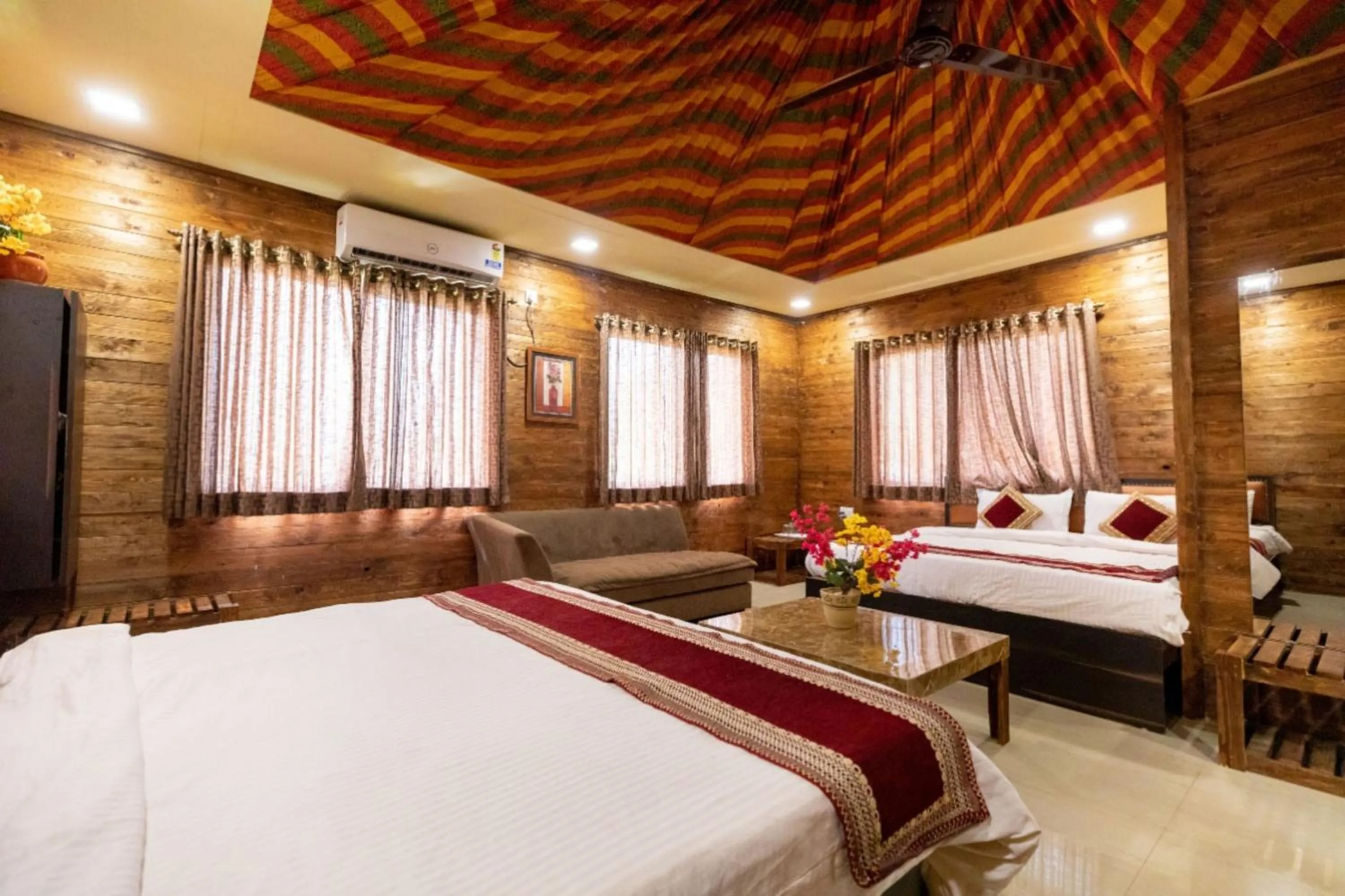 Photo of the whole room, Bed in Rainforest Resort and Spa, Igatpuri -Nature's Luxury Awaits