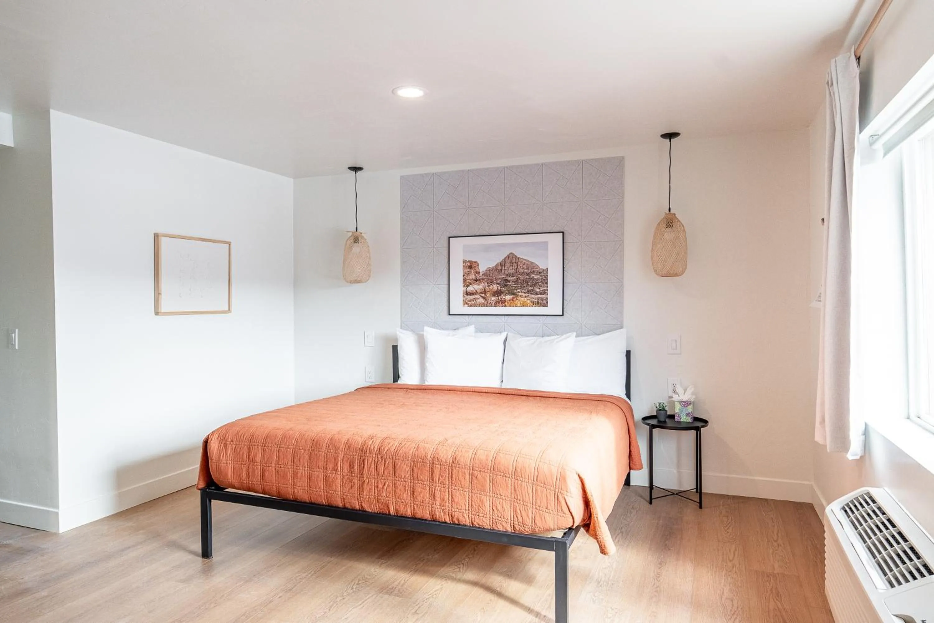 Bed in Casitas at Capitol Reef