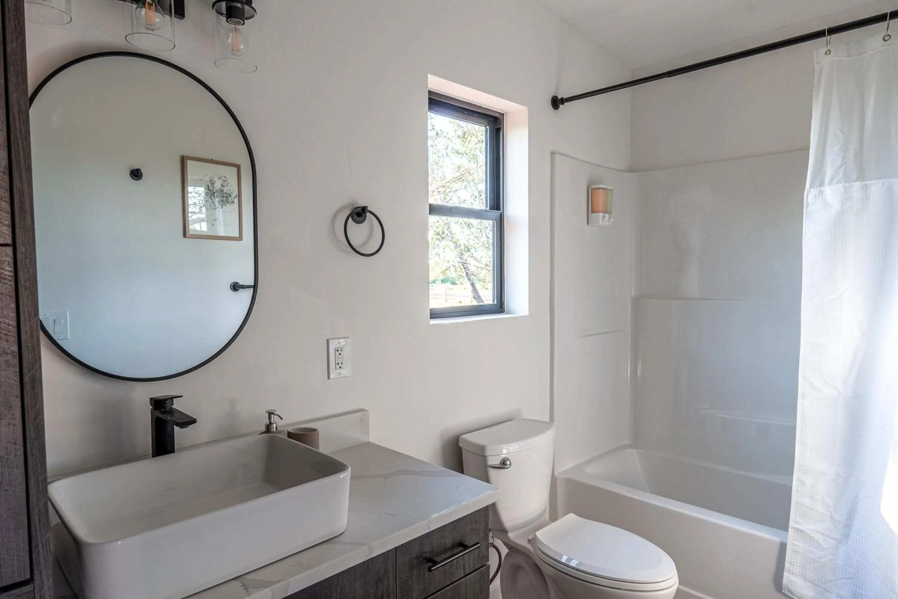 Shower in Casitas at Capitol Reef