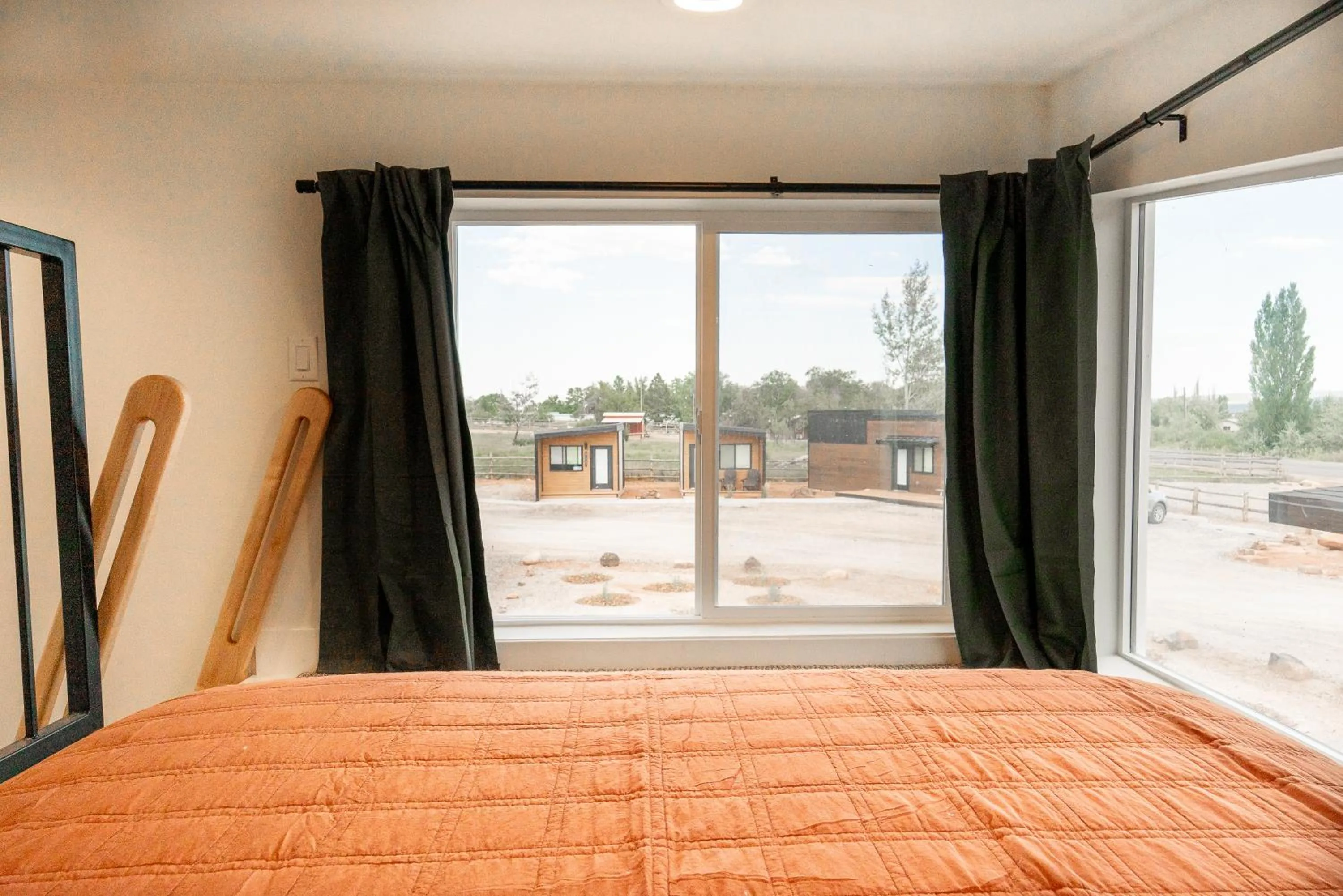 Bed in Casitas at Capitol Reef