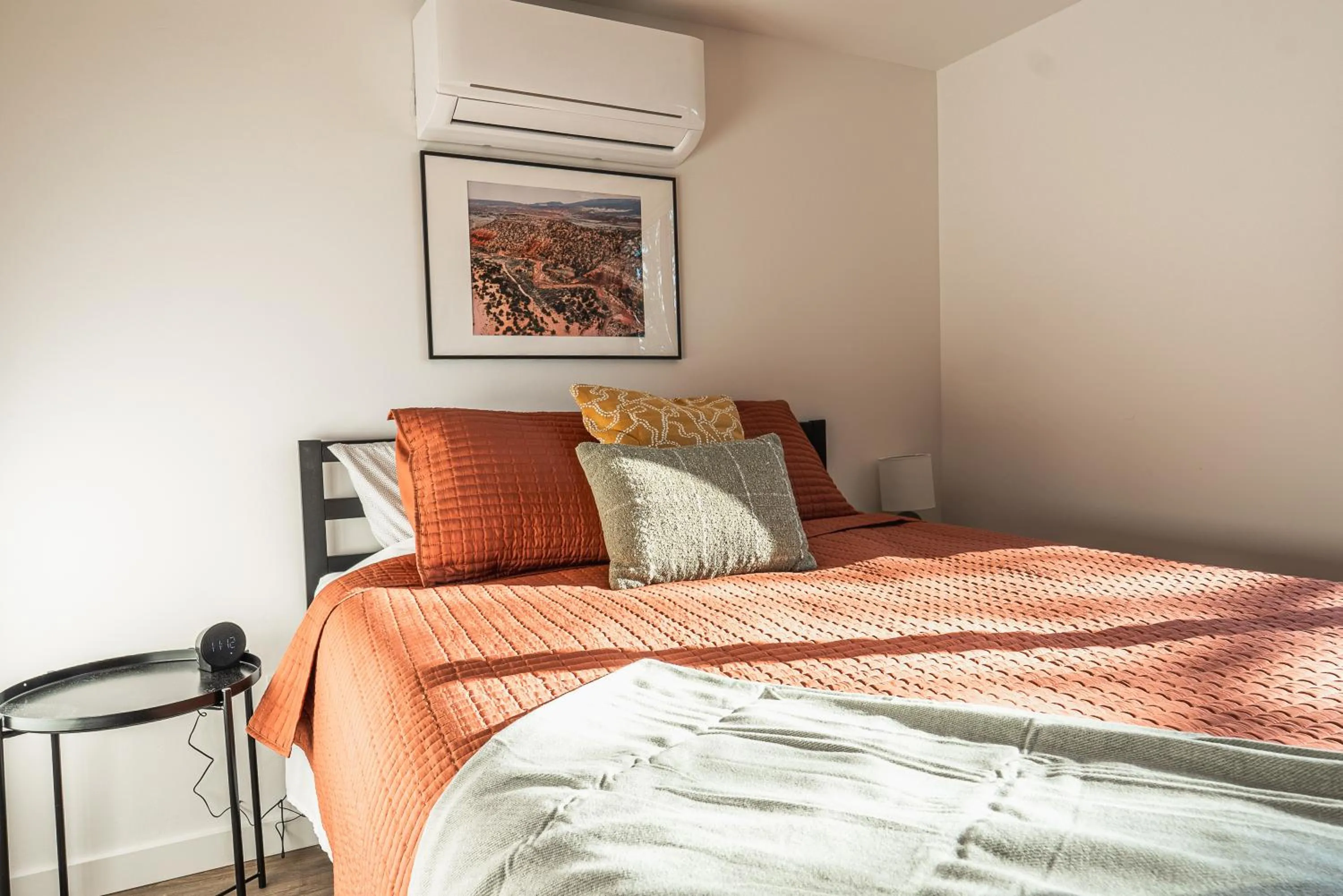Bed in Casitas at Capitol Reef
