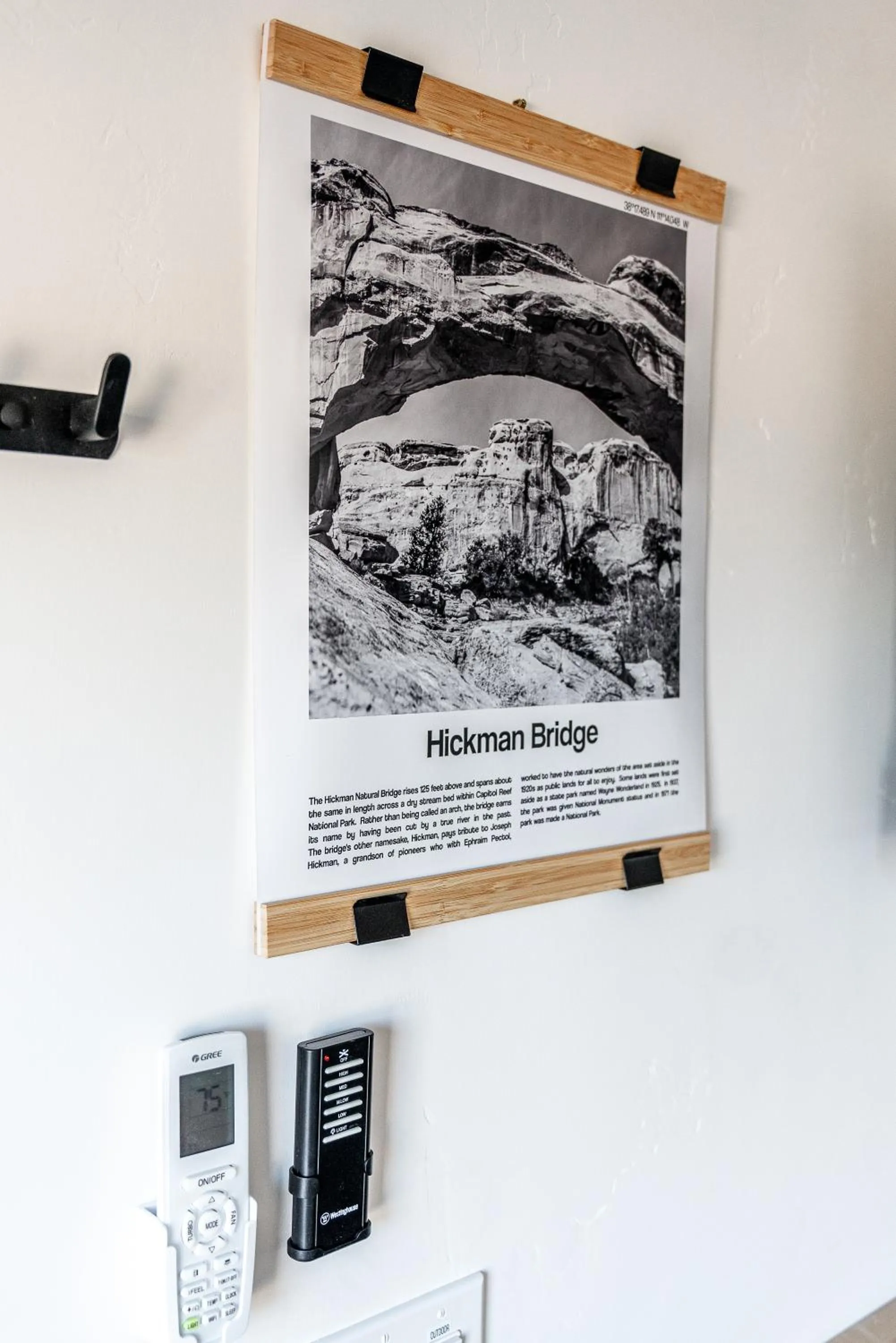 Decorative detail in Casitas at Capitol Reef