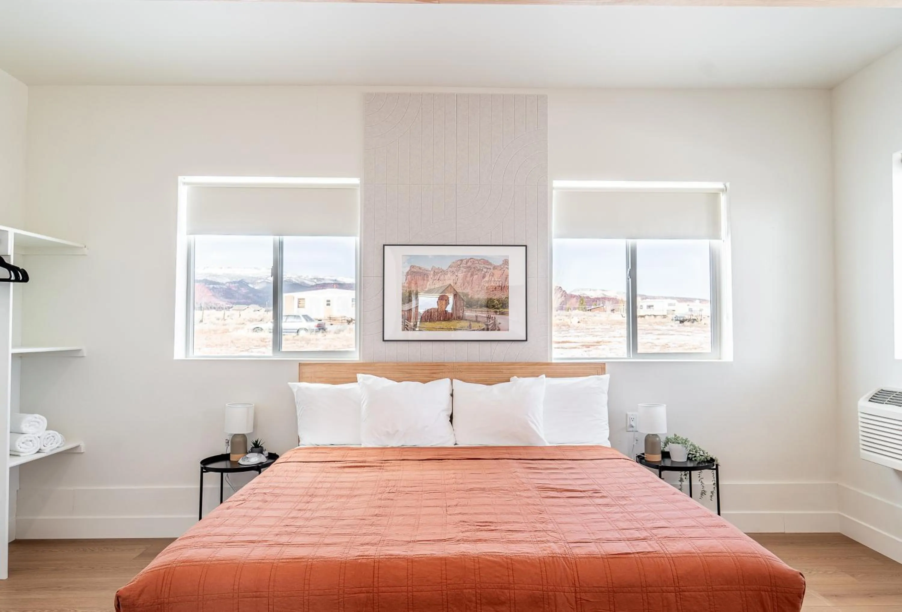 Bed in Casitas at Capitol Reef