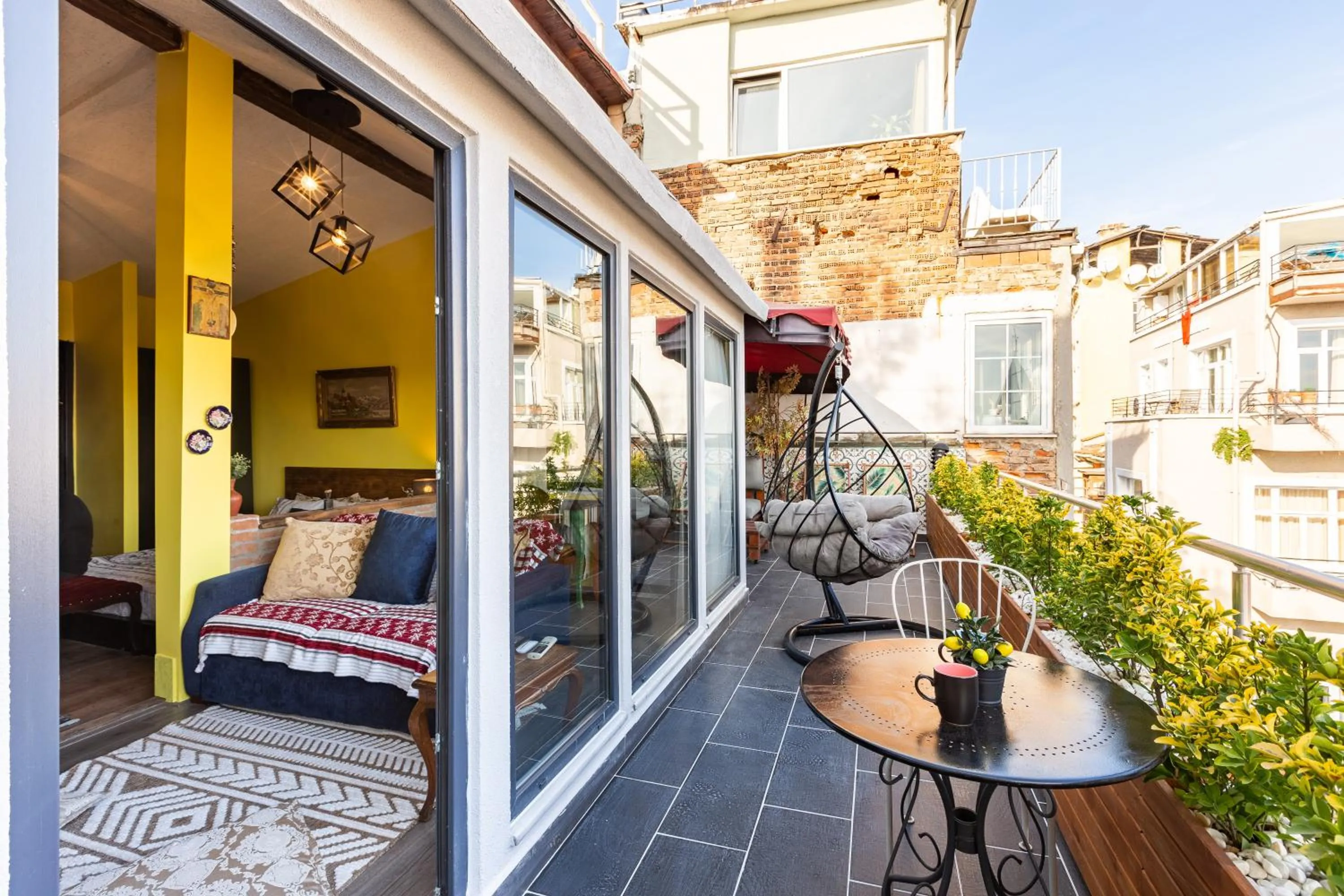 Balcony/Terrace in Ali Pasha Apartment
