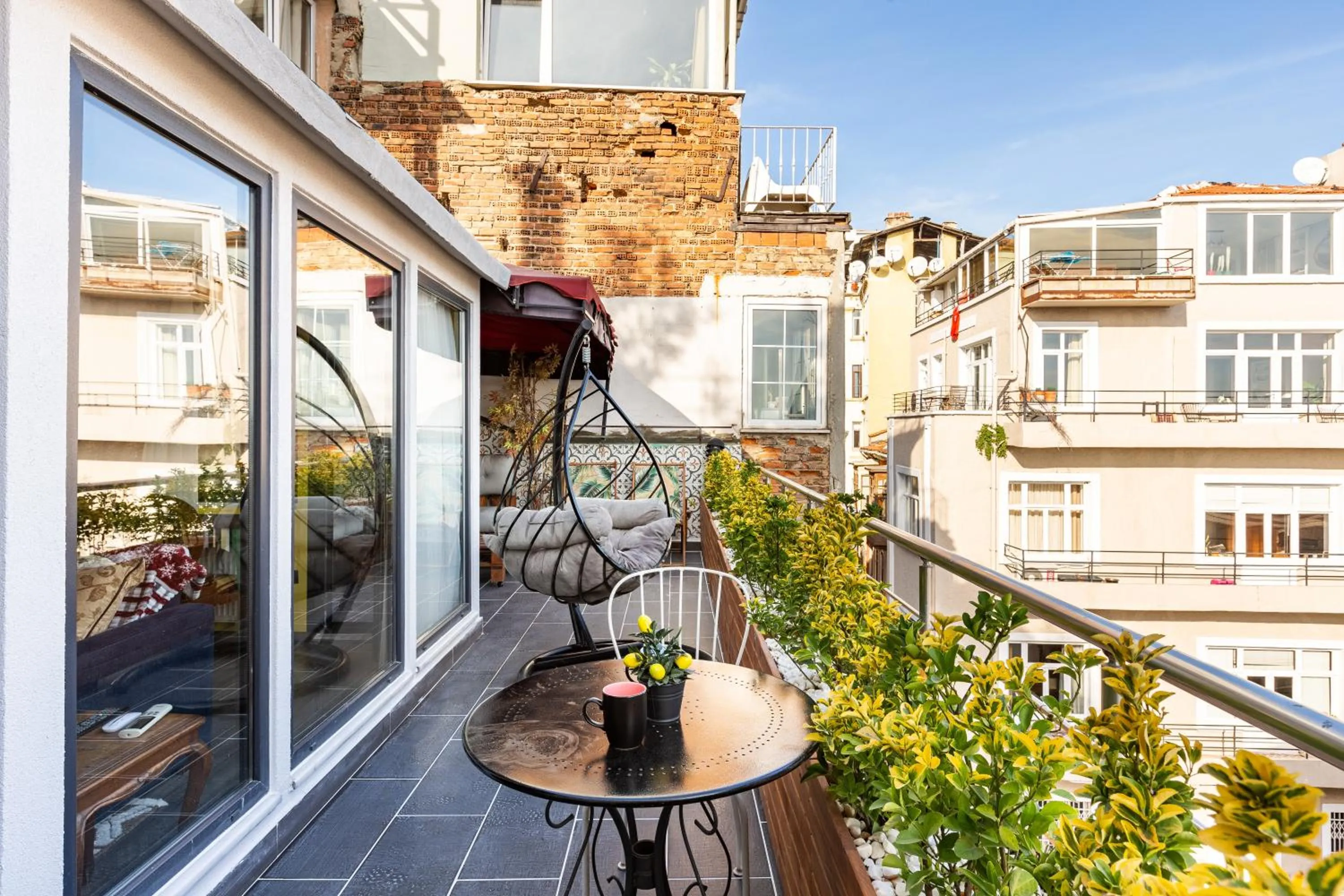 Balcony/Terrace in Ali Pasha Apartment