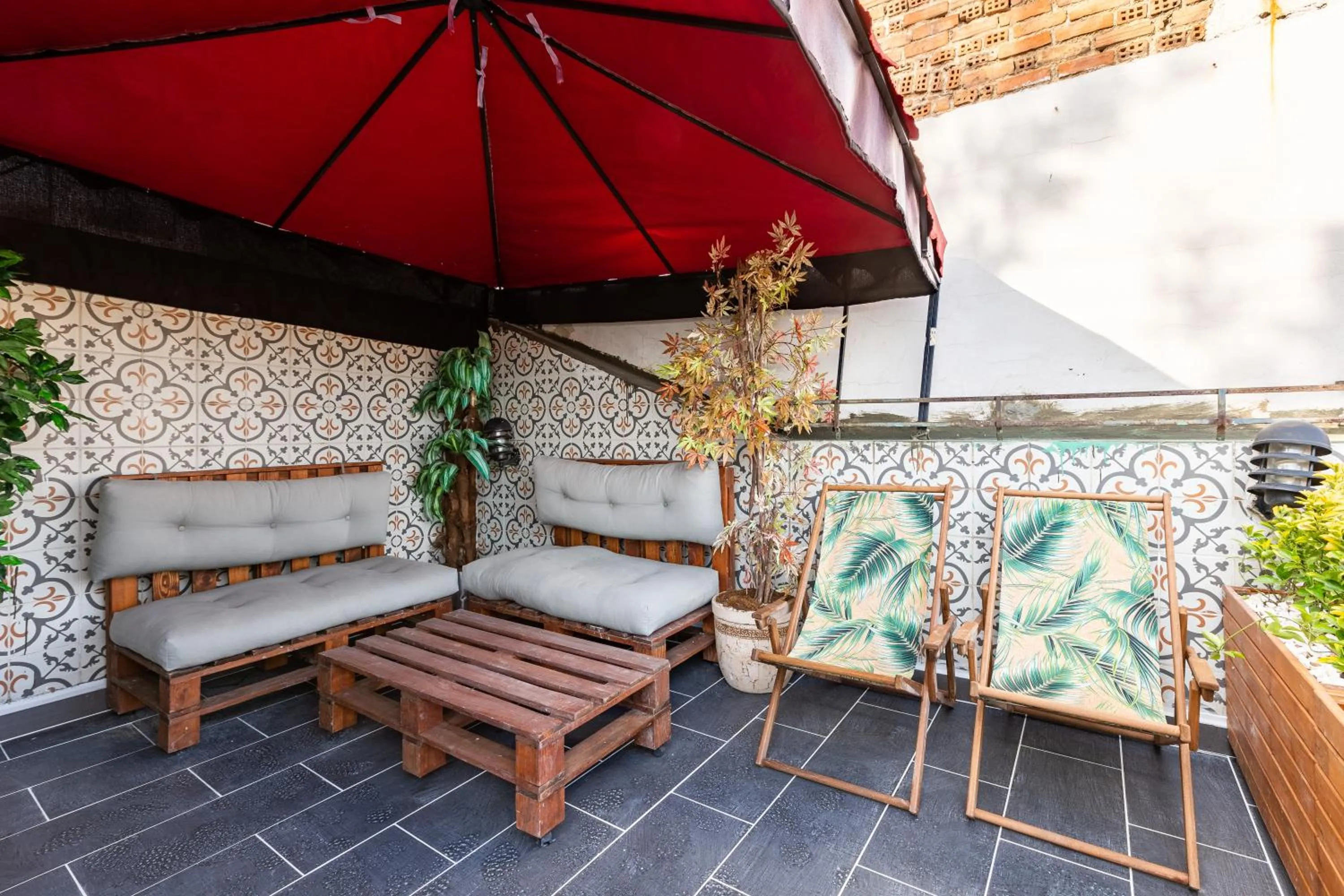 Patio in Ali Pasha Apartment