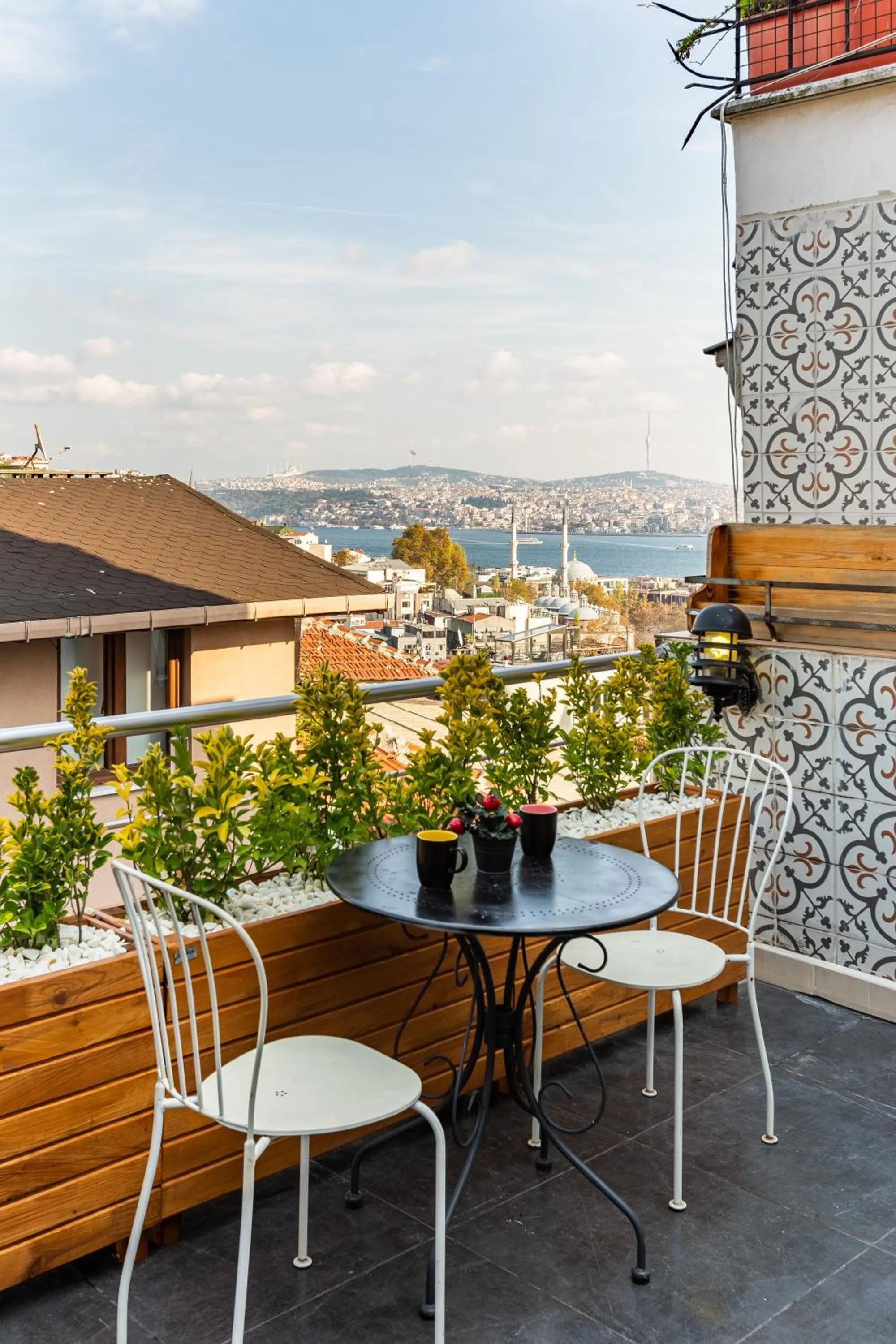 Balcony/Terrace in Ali Pasha Apartment