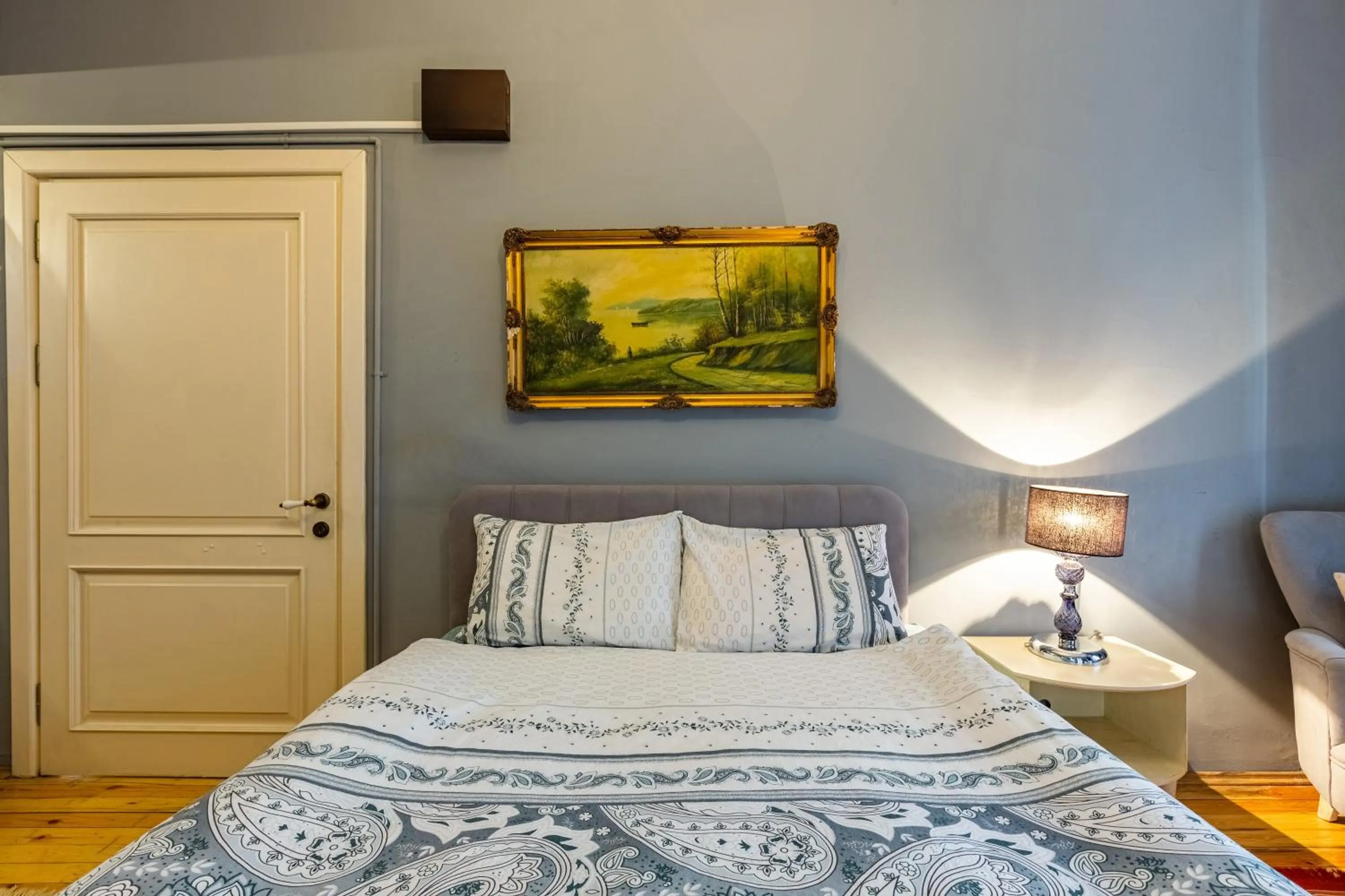 Bed in Ali Pasha Apartment