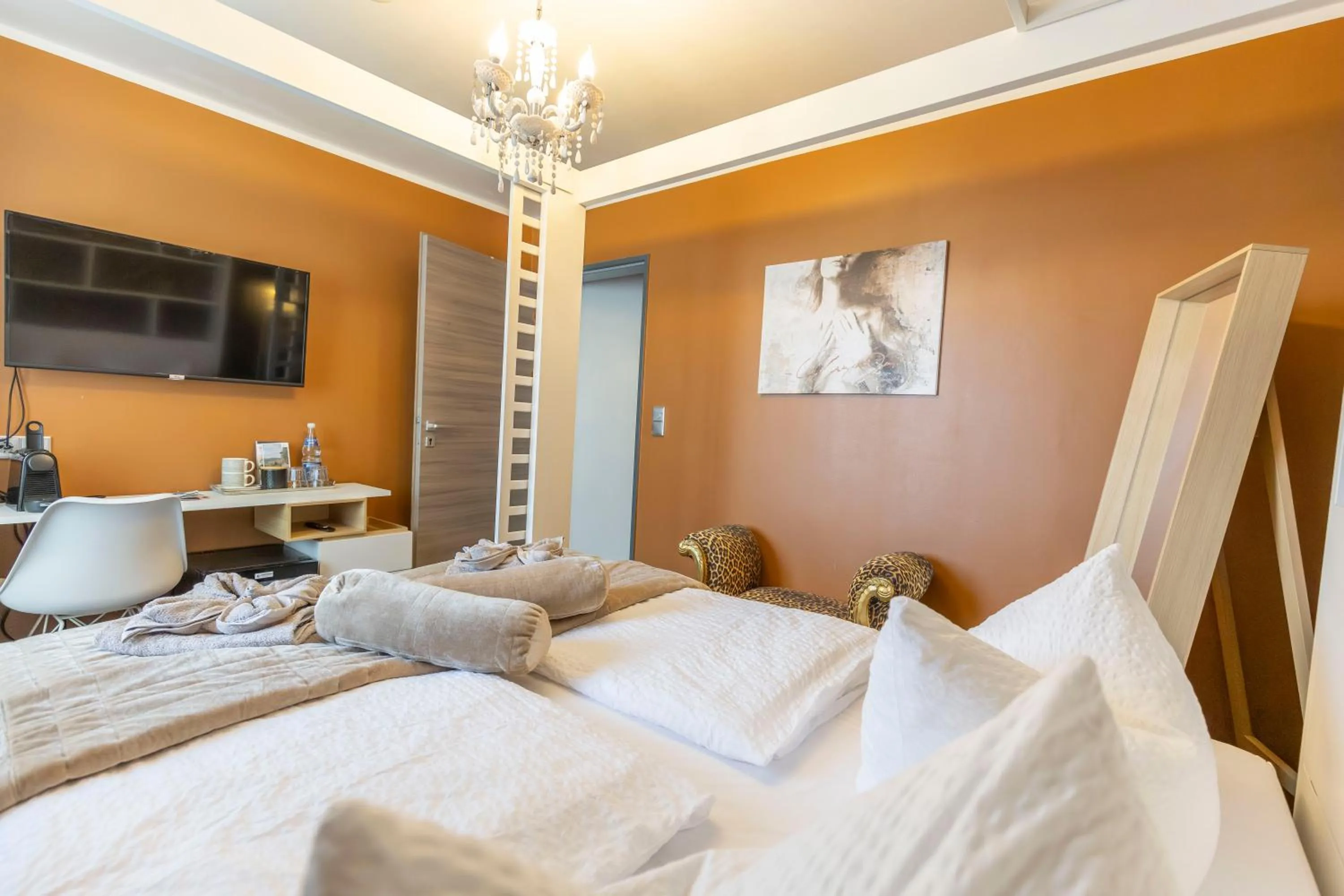 Bed in Pension Schlossidyll