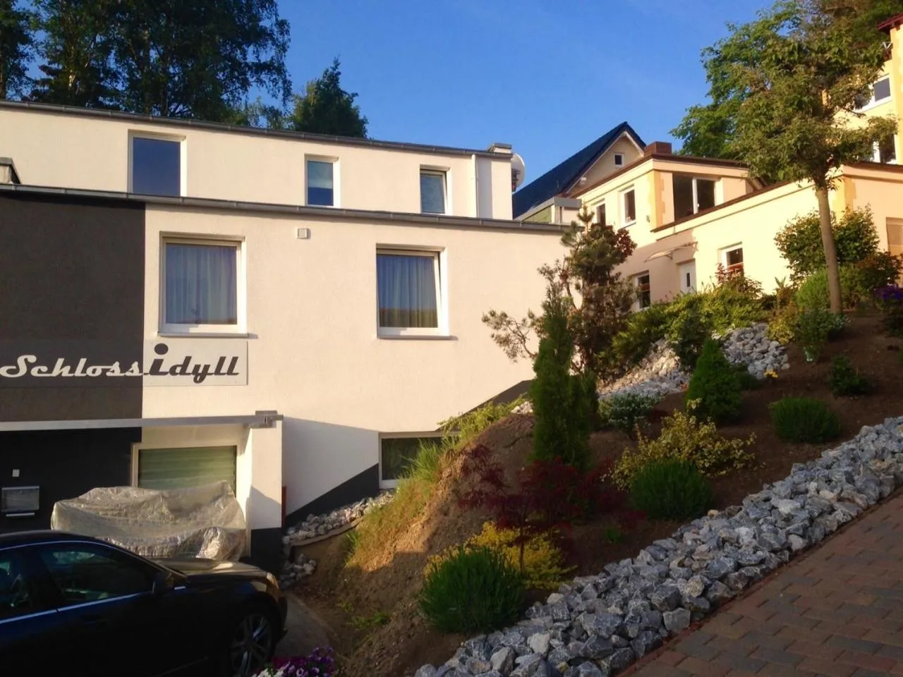 Facade/entrance in Pension Schlossidyll