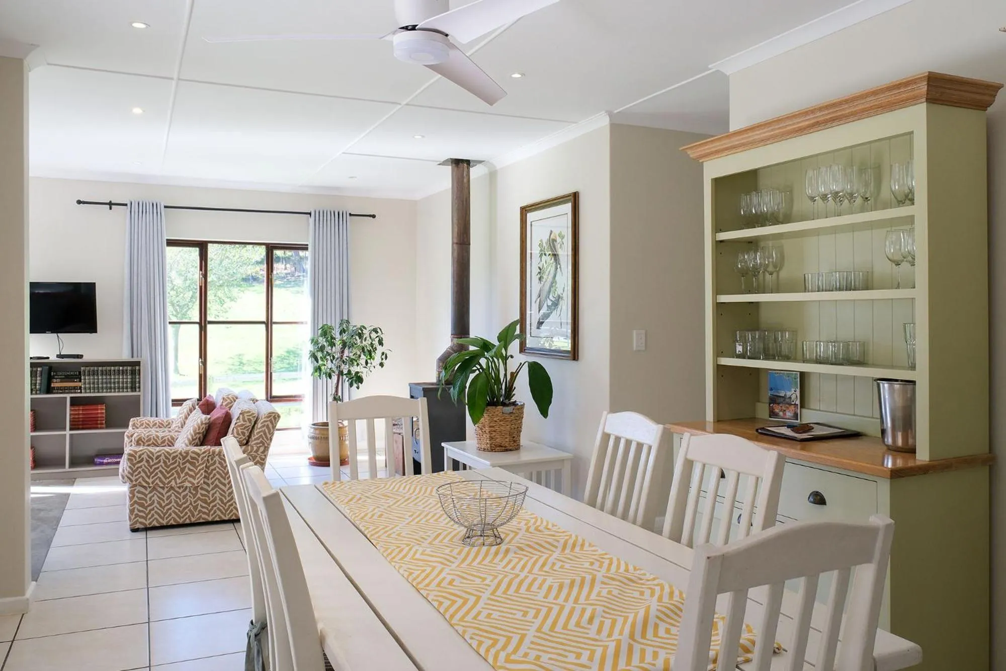 Dining area in High Season Farm Luxury Cottages