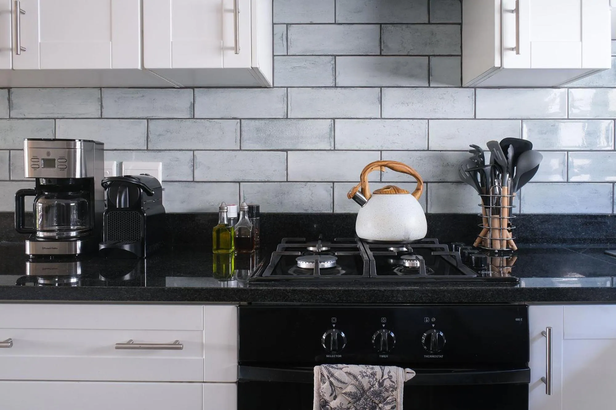 kitchen in High Season Farm Luxury Cottages