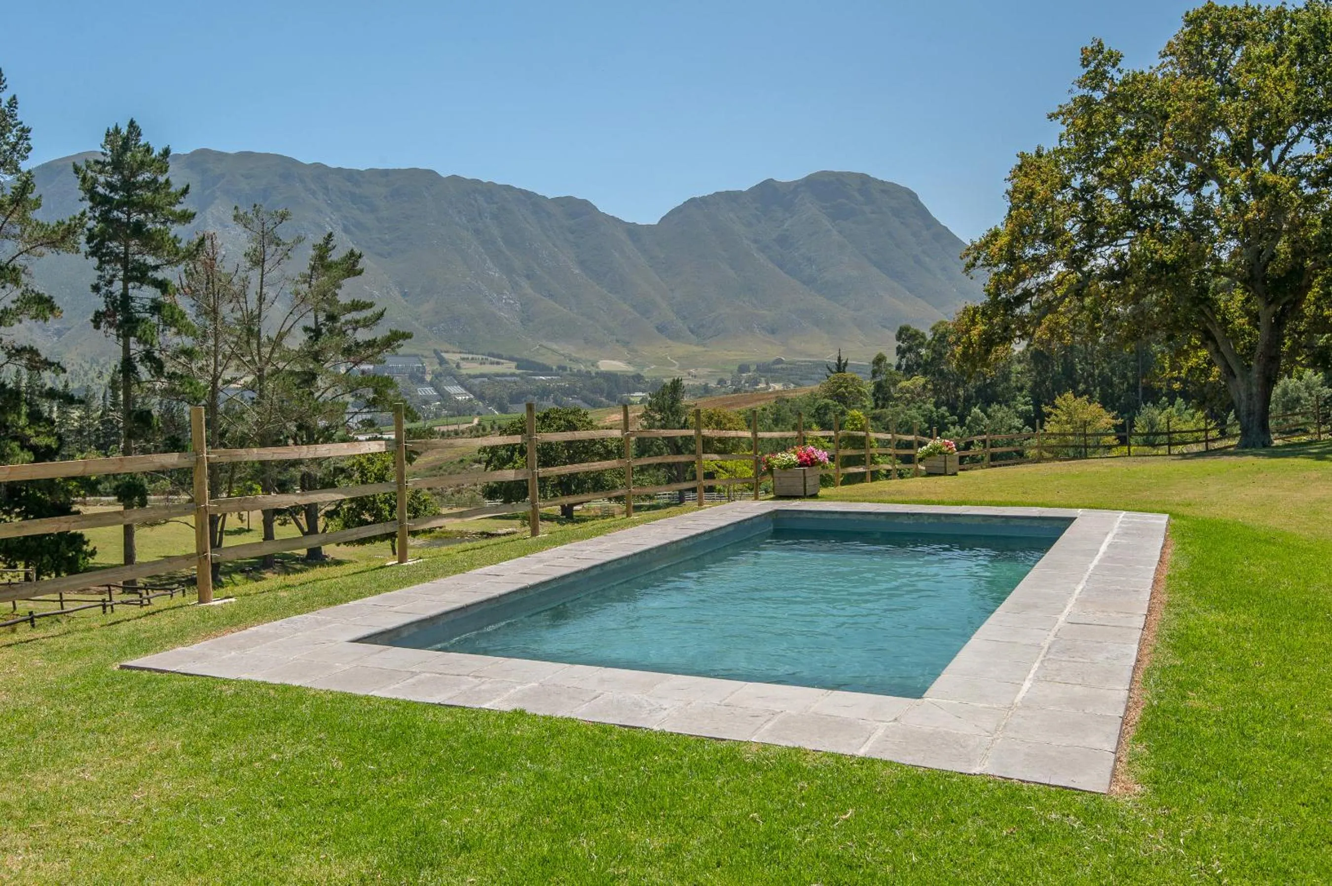 Mountain view in High Season Farm Luxury Cottages