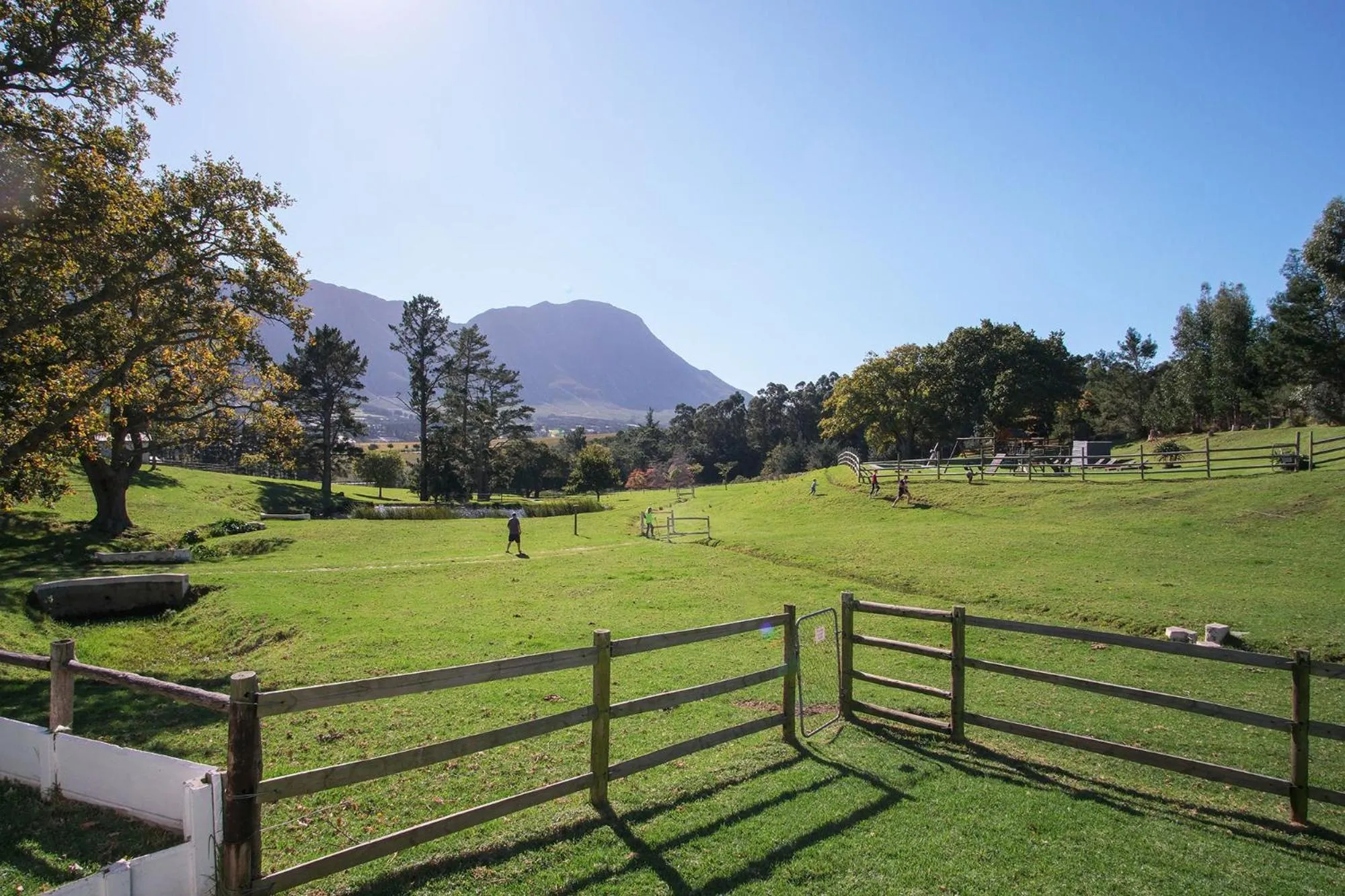 Garden view in High Season Farm Luxury Cottages