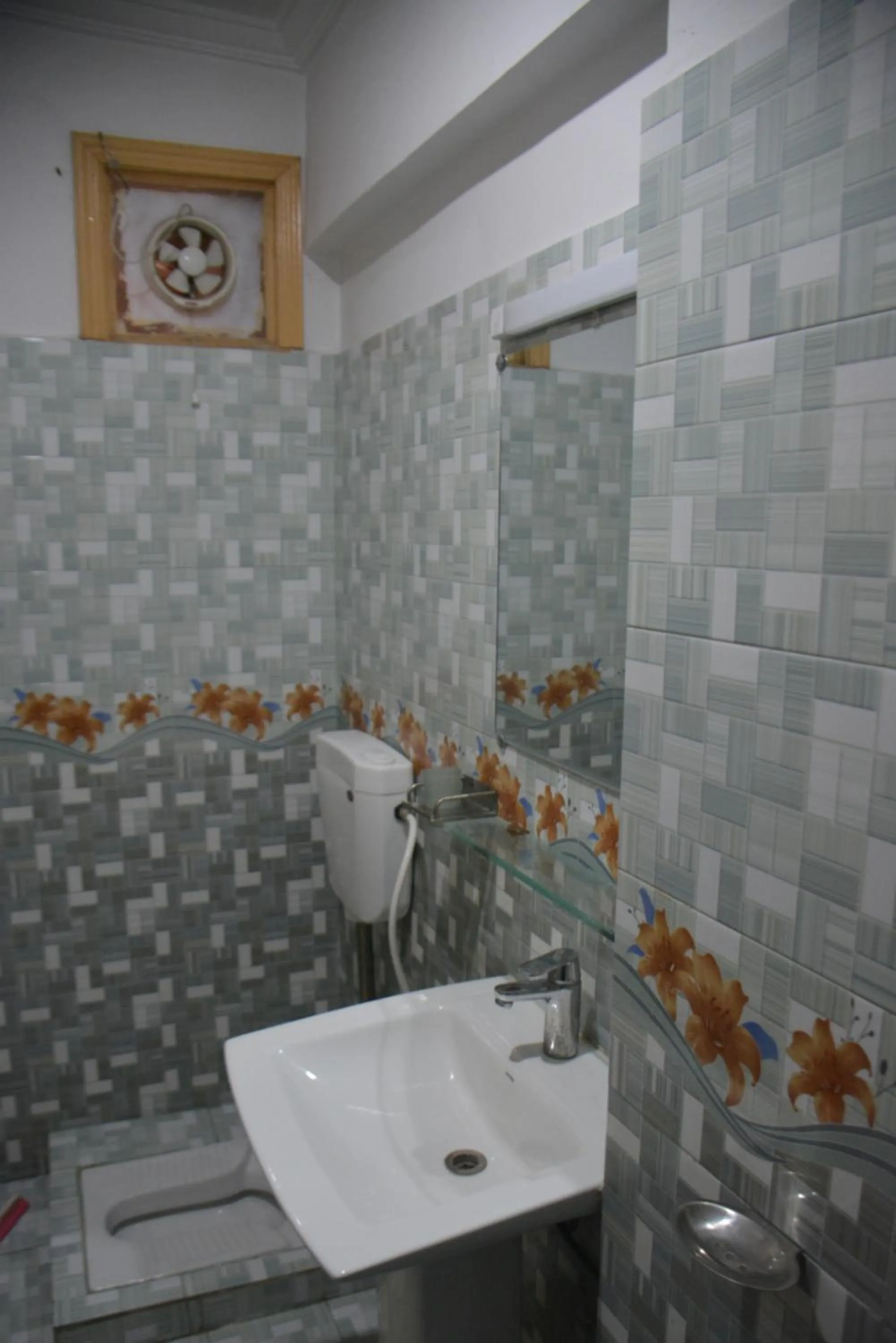 Shower in PC Green Hotel, Mahandri, Kaghan